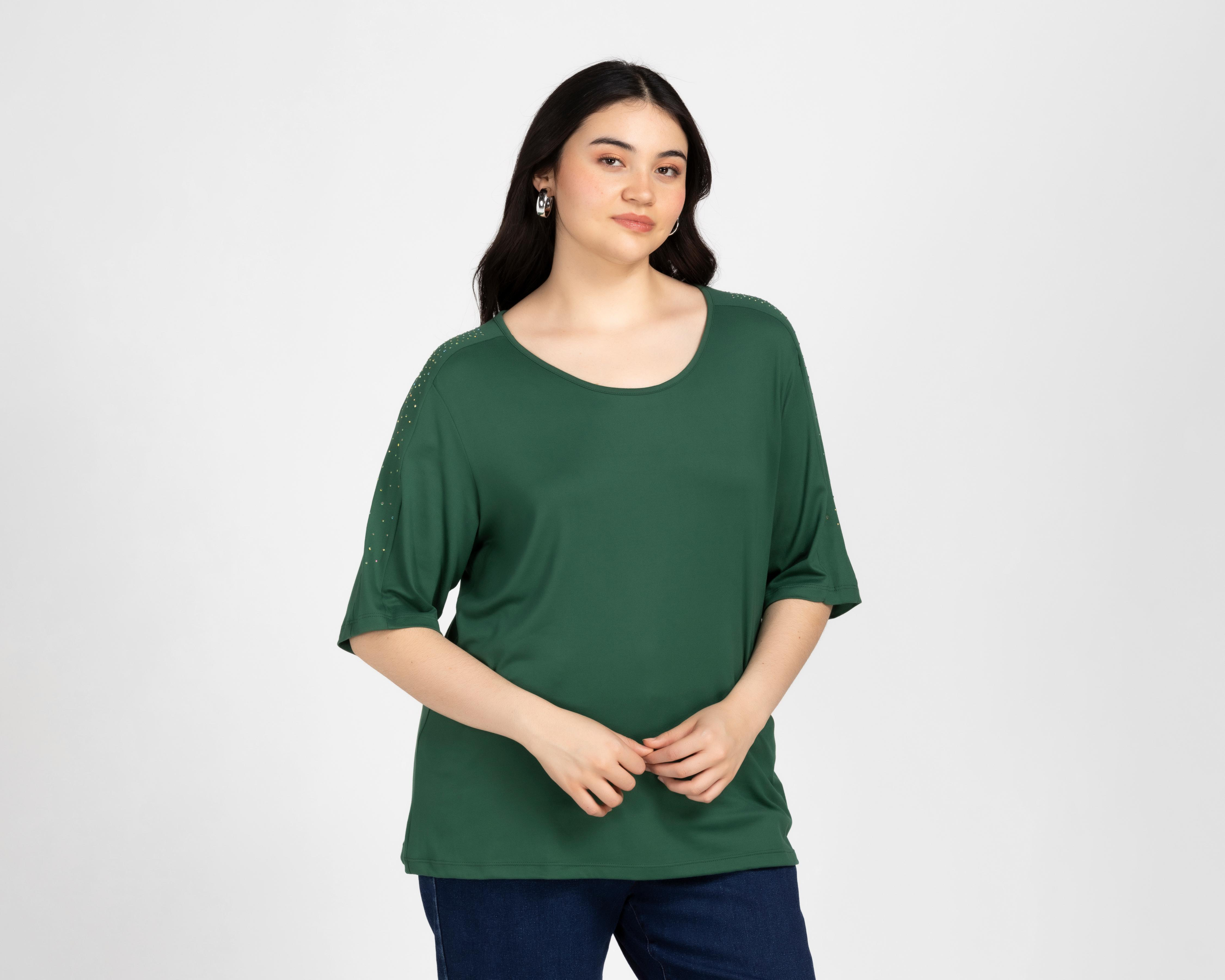 Foto 1 | Blusa Lady Sun Manga Corta para Mujer