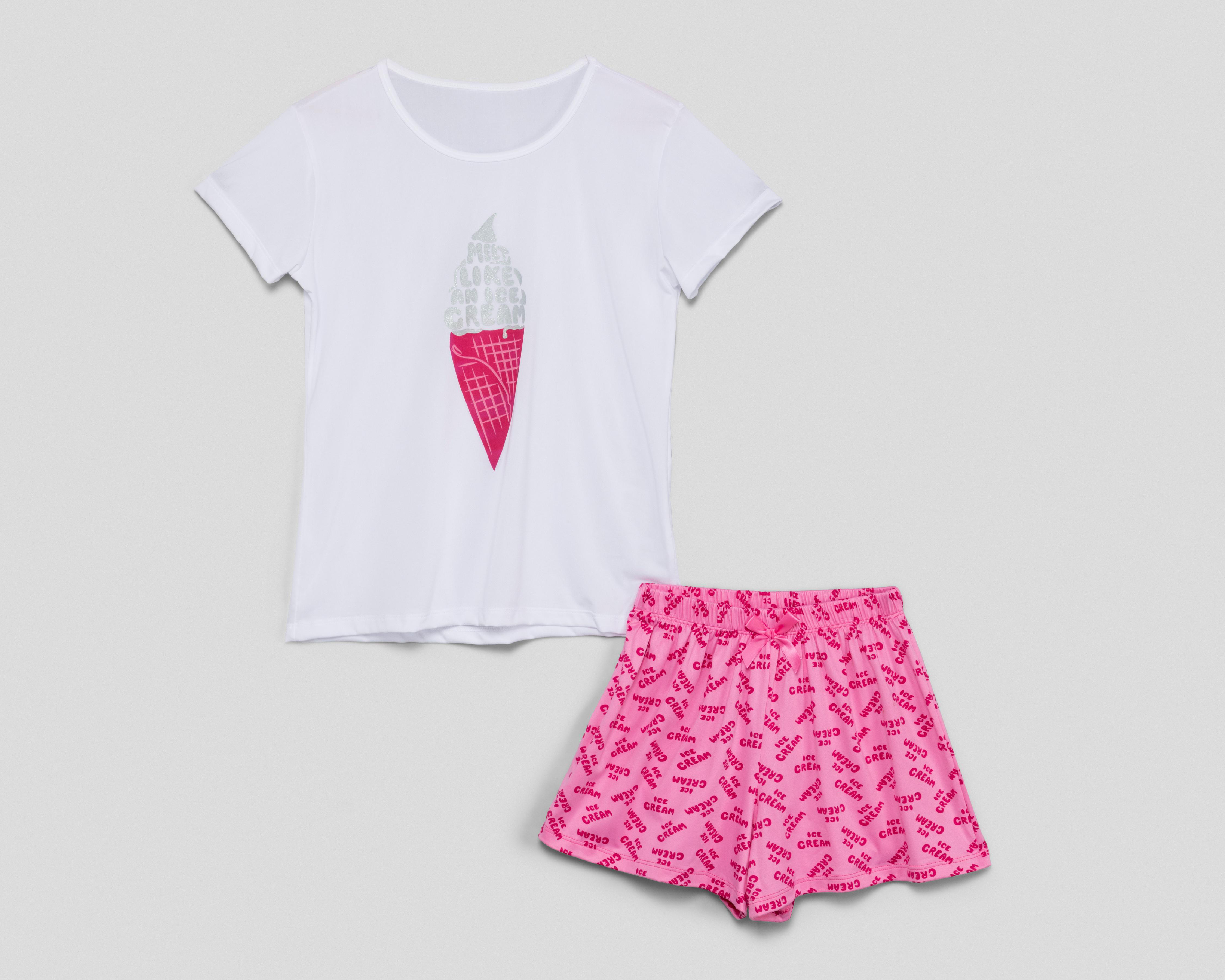 Foto 1 | Pijama Lovest Estampada para Mujer