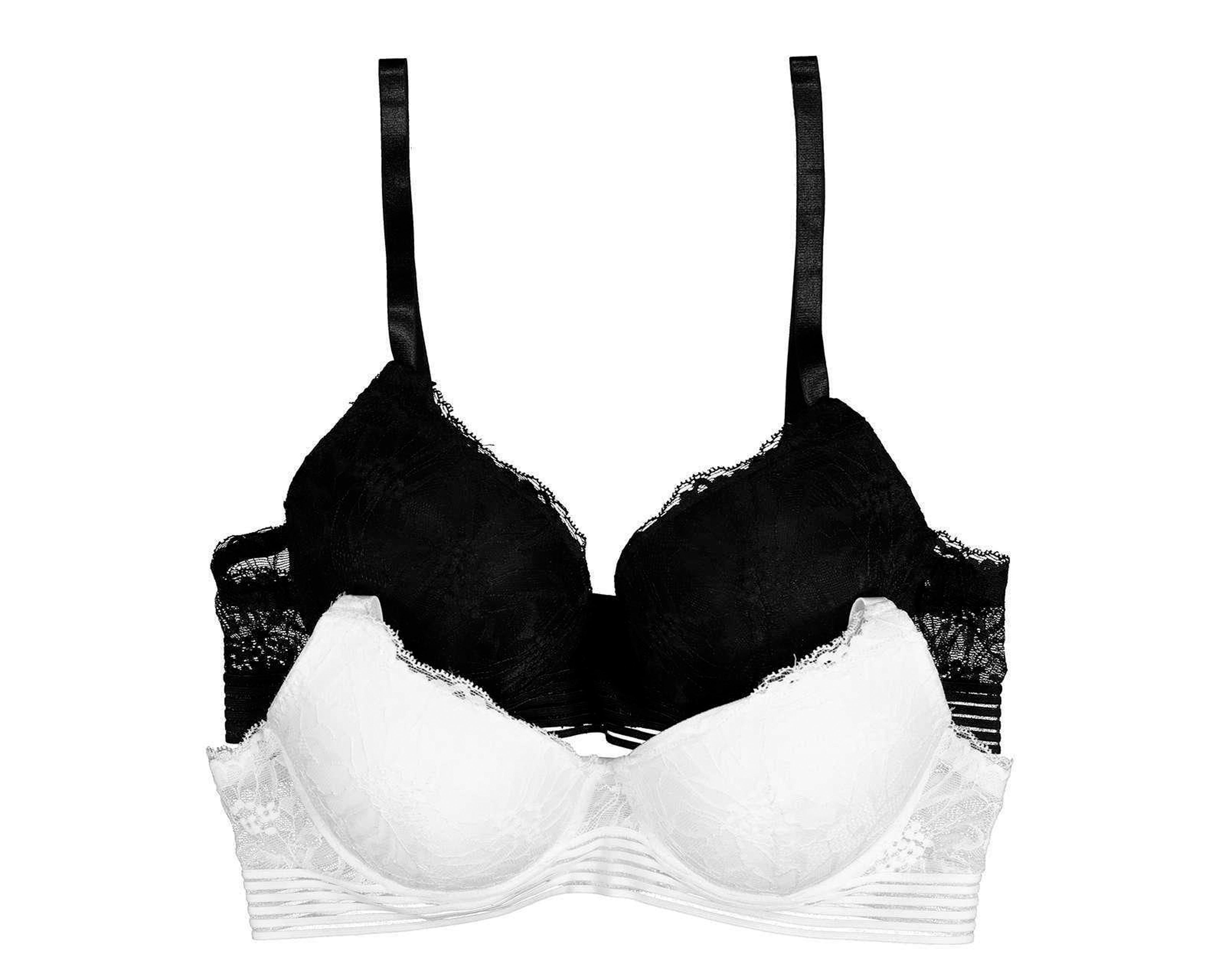 Foto 1 | Brasier con Encaje Beauty Secret Copa Completa 2 Pack