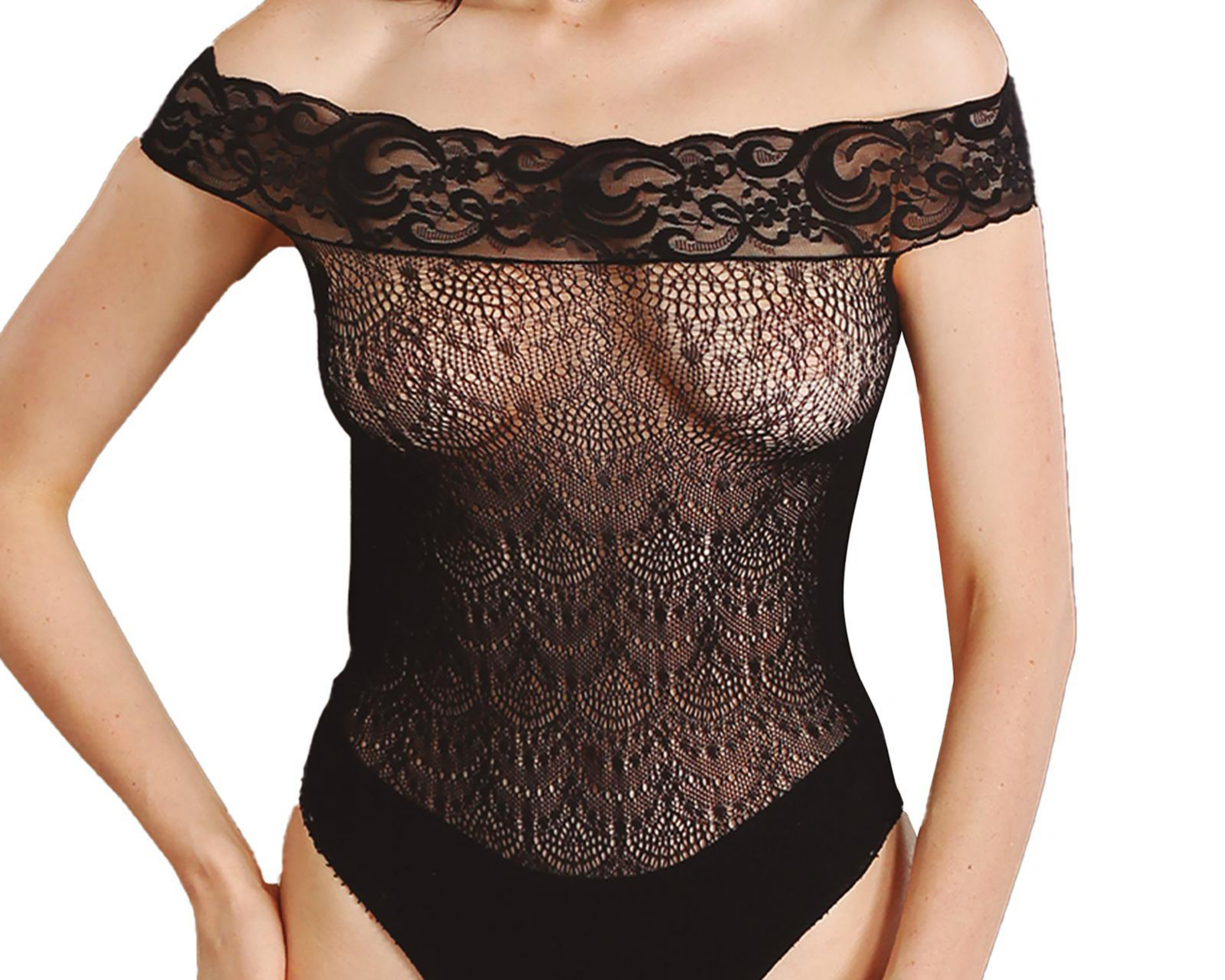 Foto 4 pulgar | Teddy con Encaje Vicky Form para Mujer