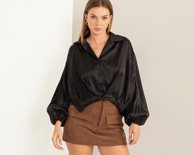 Foto 2 | Blusa Sahara Manga Larga para Mujer
