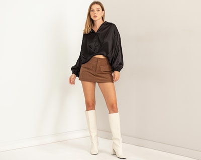 Foto 3 | Blusa Sahara Manga Larga para Mujer