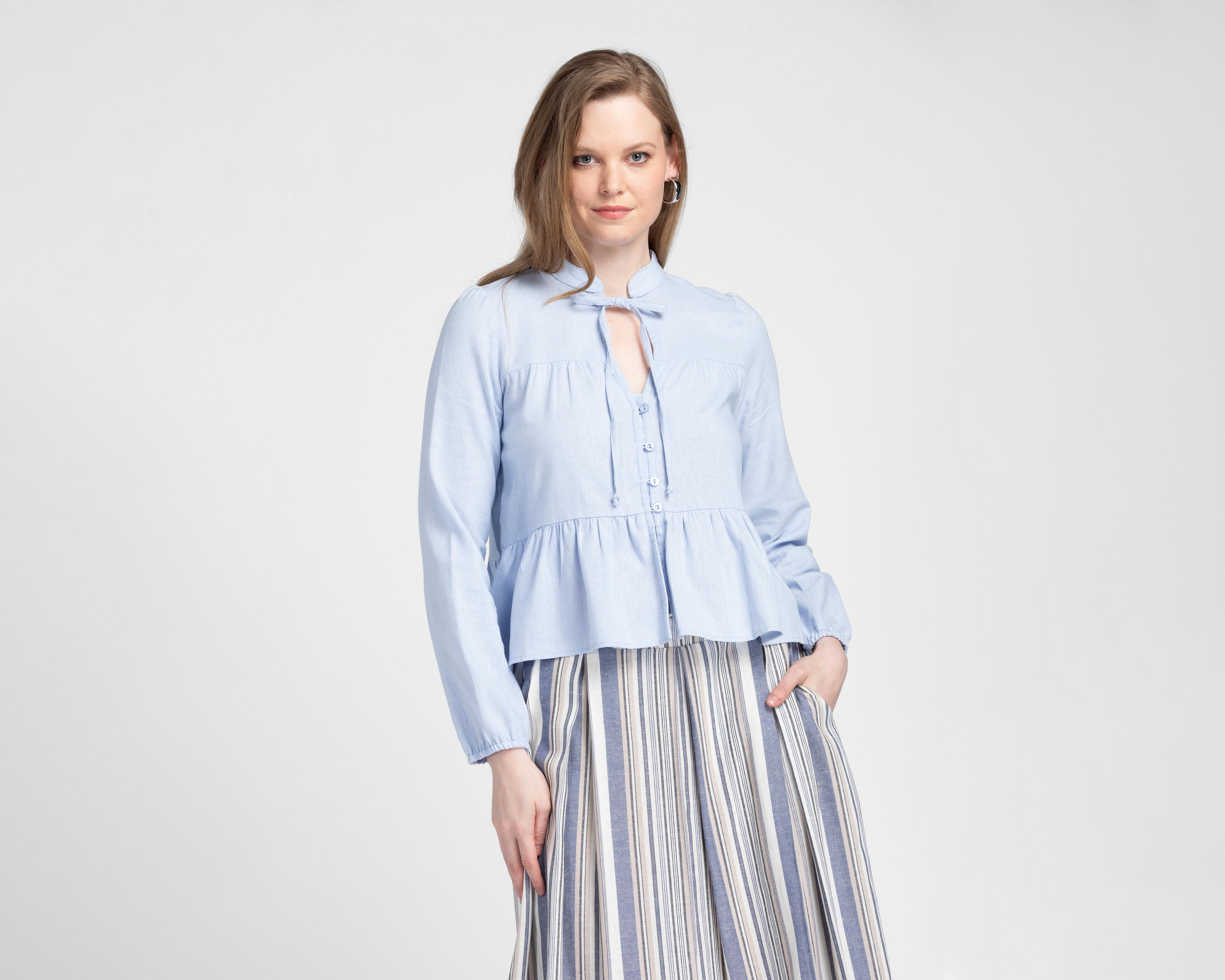 Foto 2 | Blusa Manga Larga Sahara para Mujer