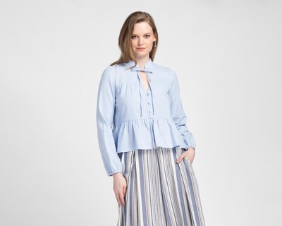 Foto 2 | Blusa Manga Larga Sahara para Mujer