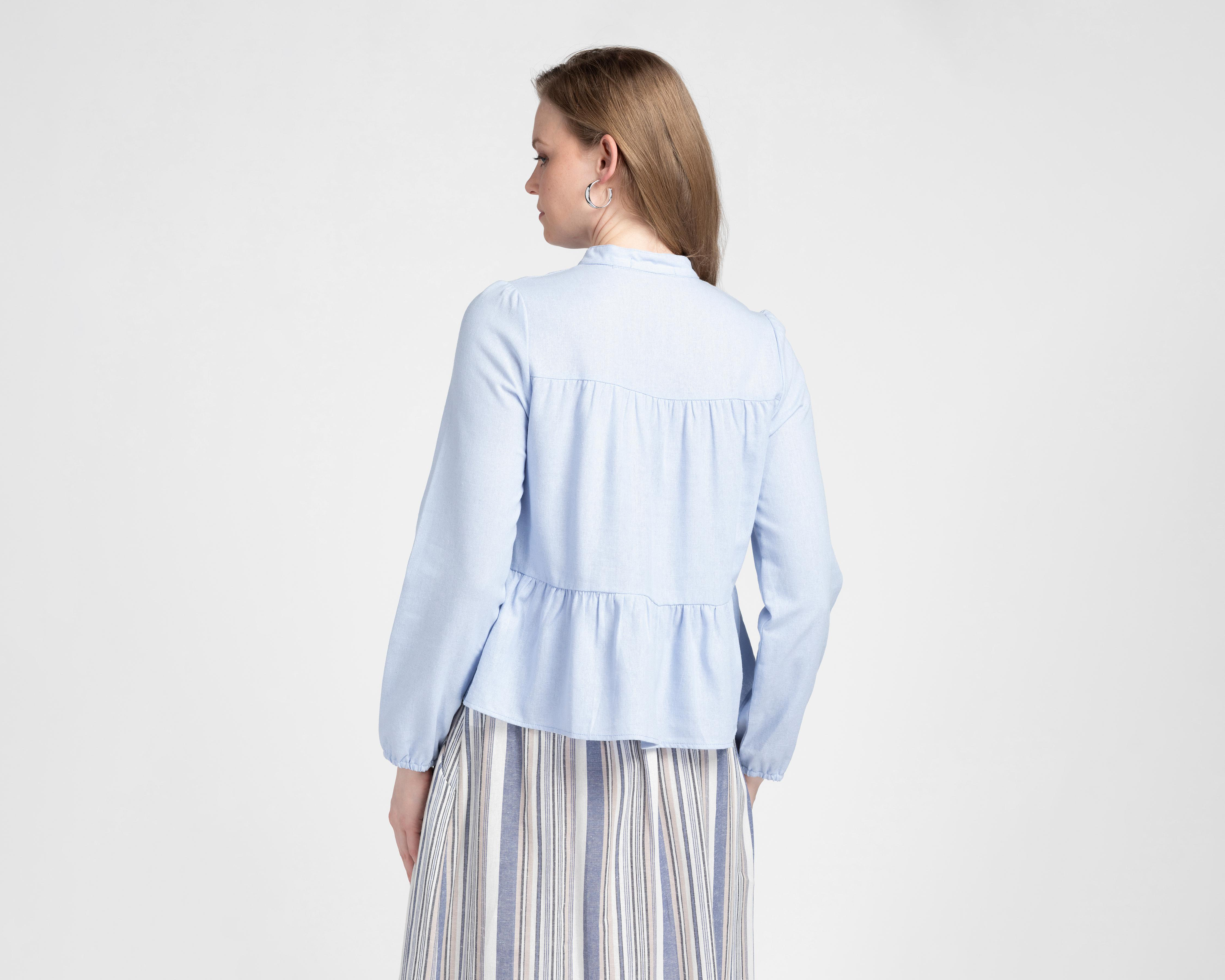 Foto 3 | Blusa Manga Larga Sahara para Mujer
