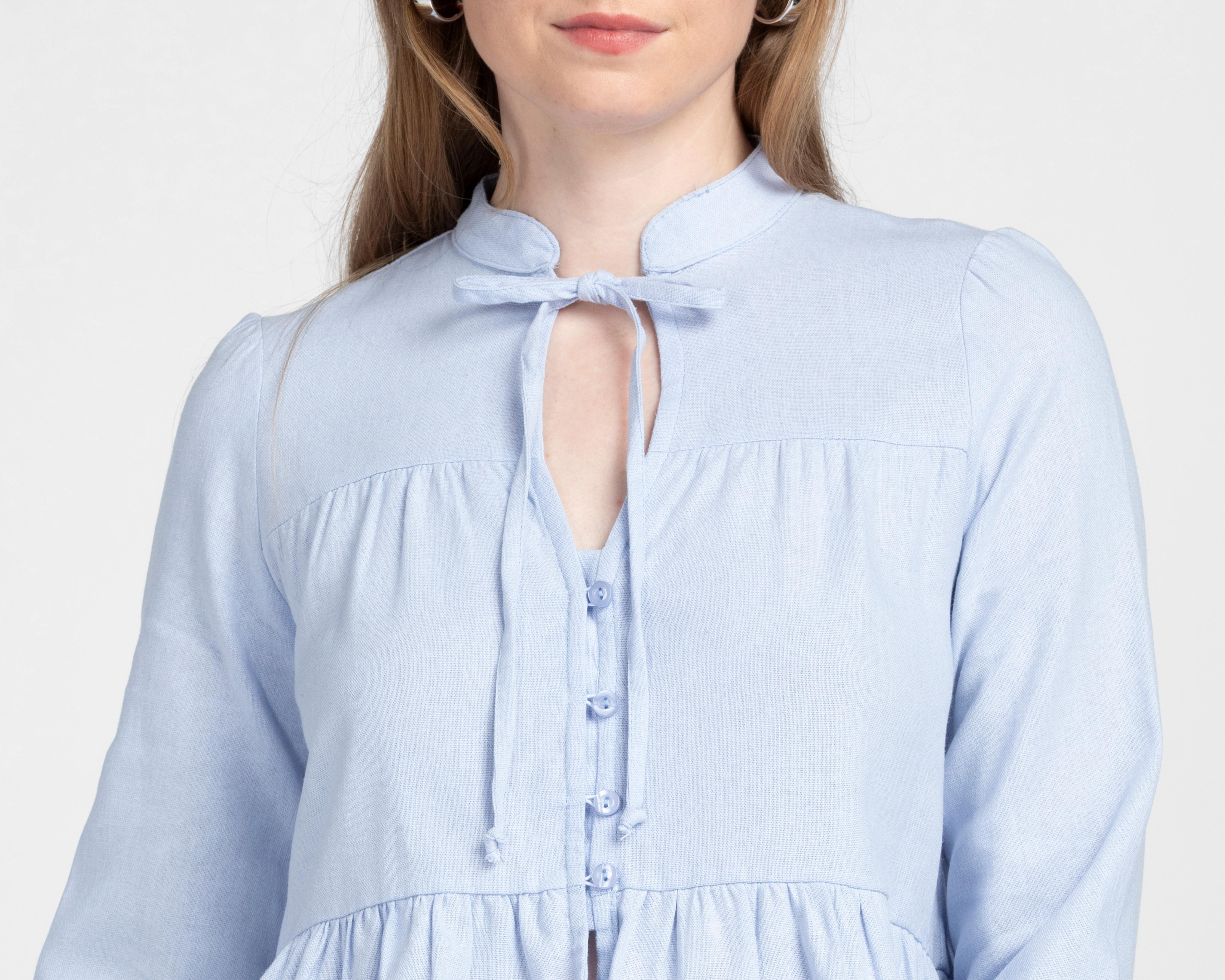 Foto 5 pulgar | Blusa Manga Larga Sahara para Mujer