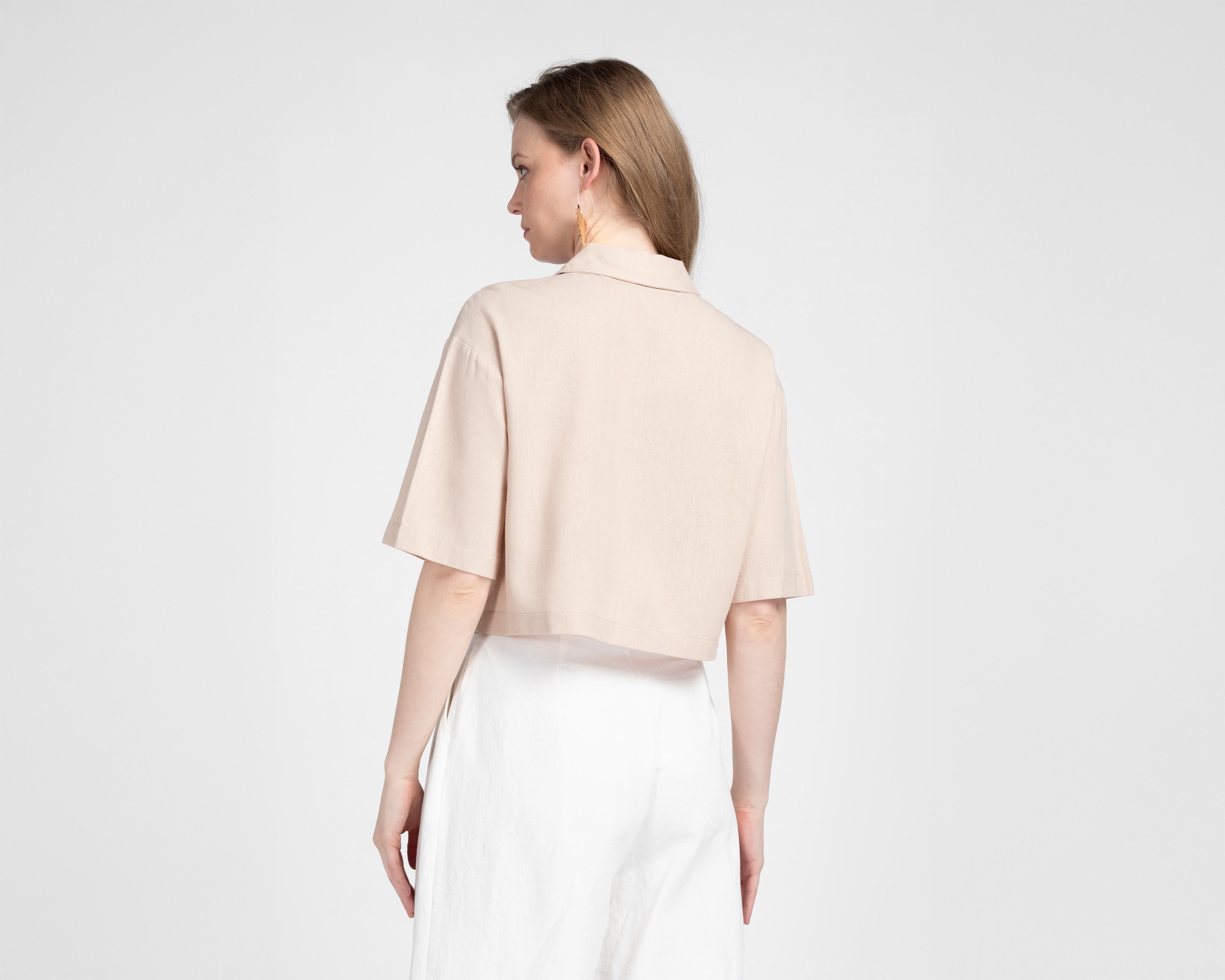 Foto 4 pulgar | Blusa Manga Corta Sahara para Mujer