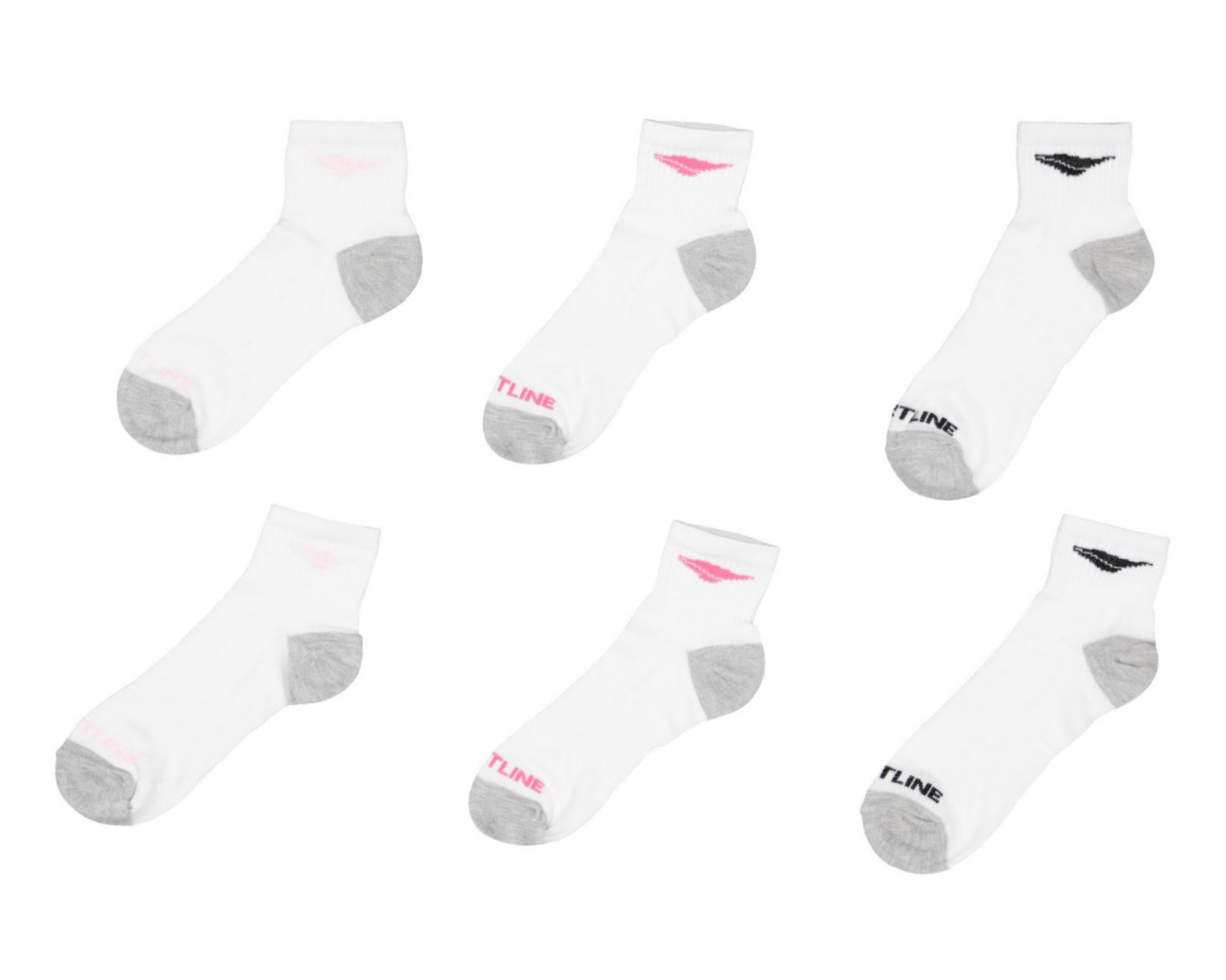Foto 2 pulgar | Calcetas Deportivas Cortas Sportline Cooltek para Mujer 6 Pares