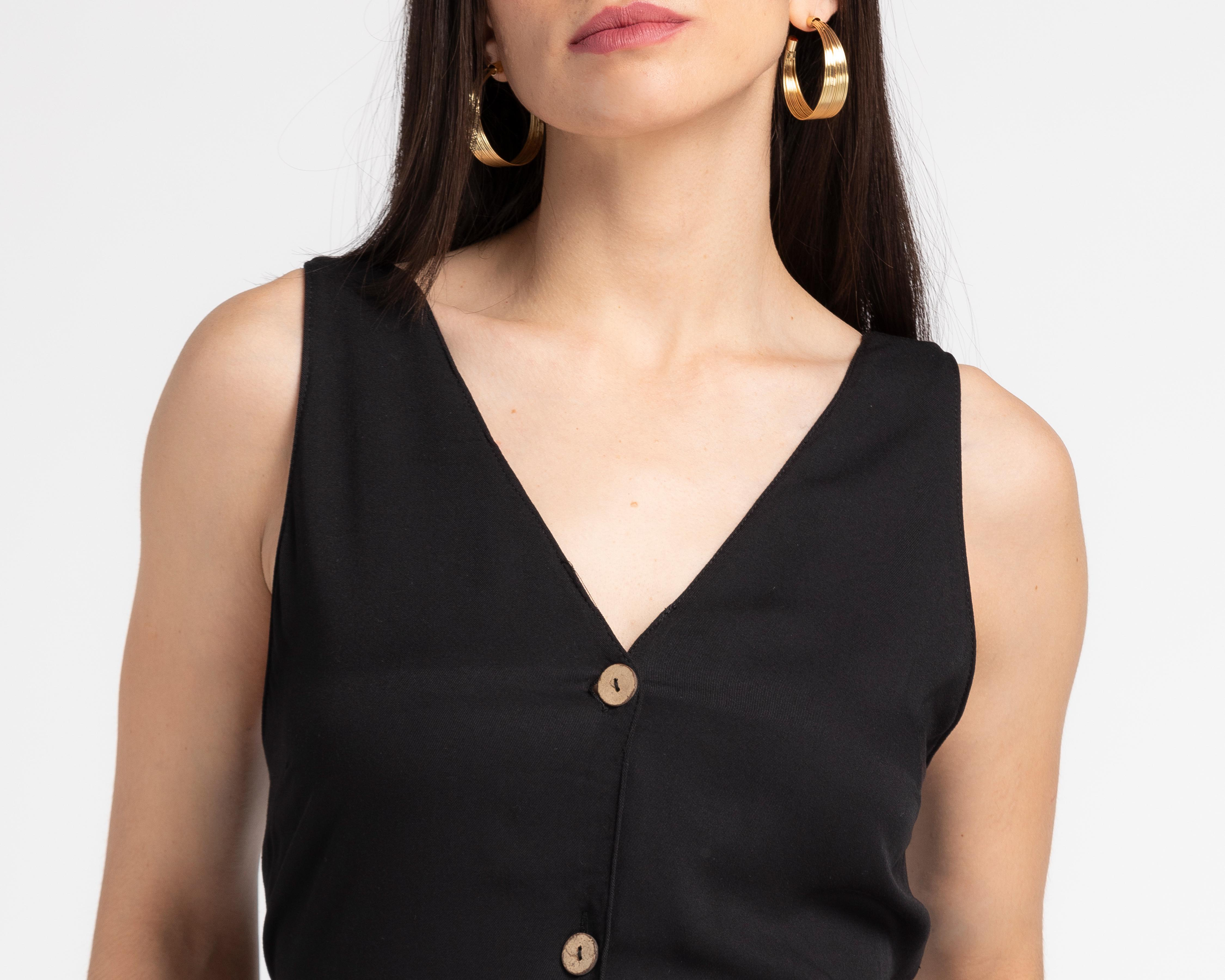 Foto 5 | Vestido HYFVE Casual Midi con Botones