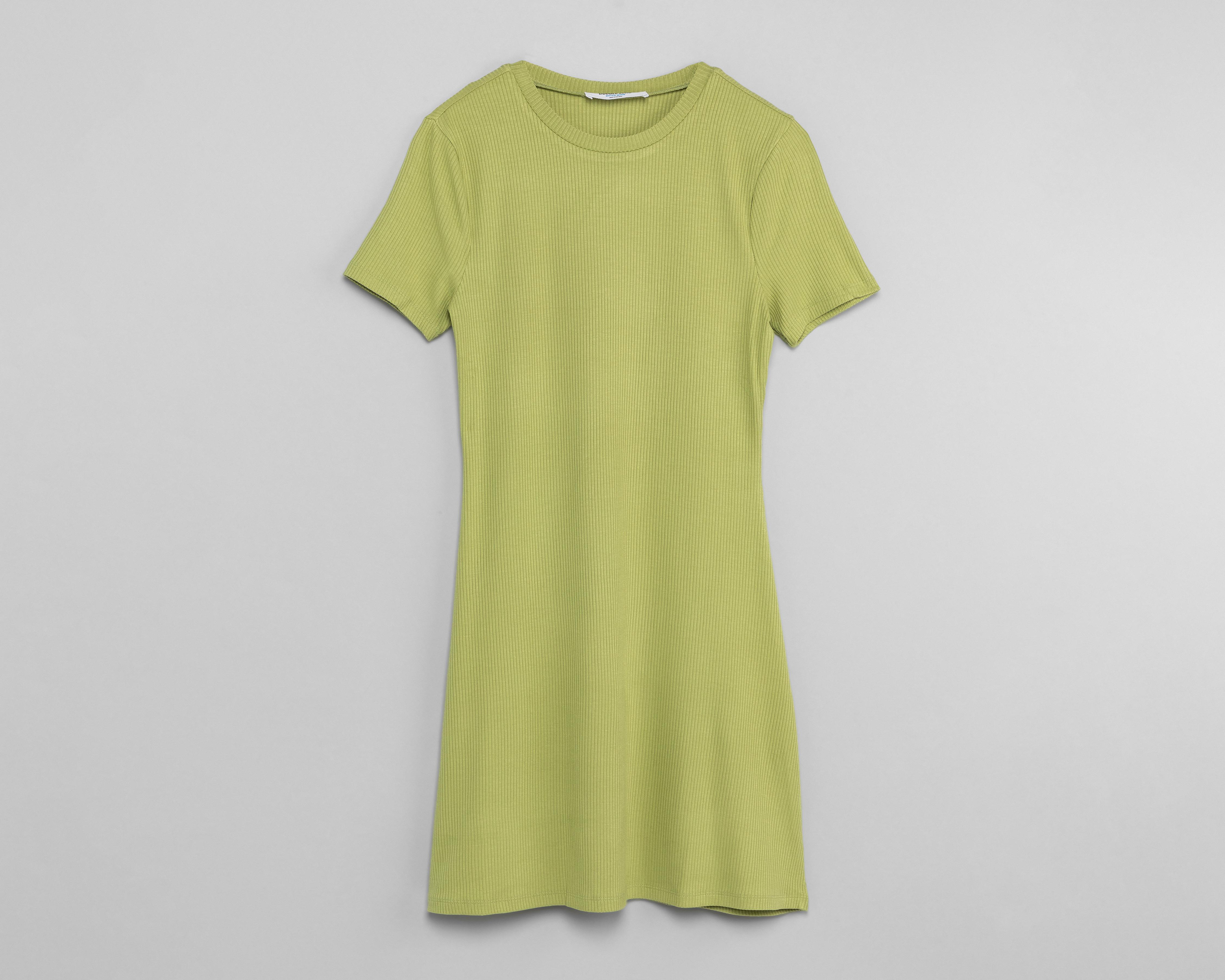 Vestido Double Zero Casual Corto Verde