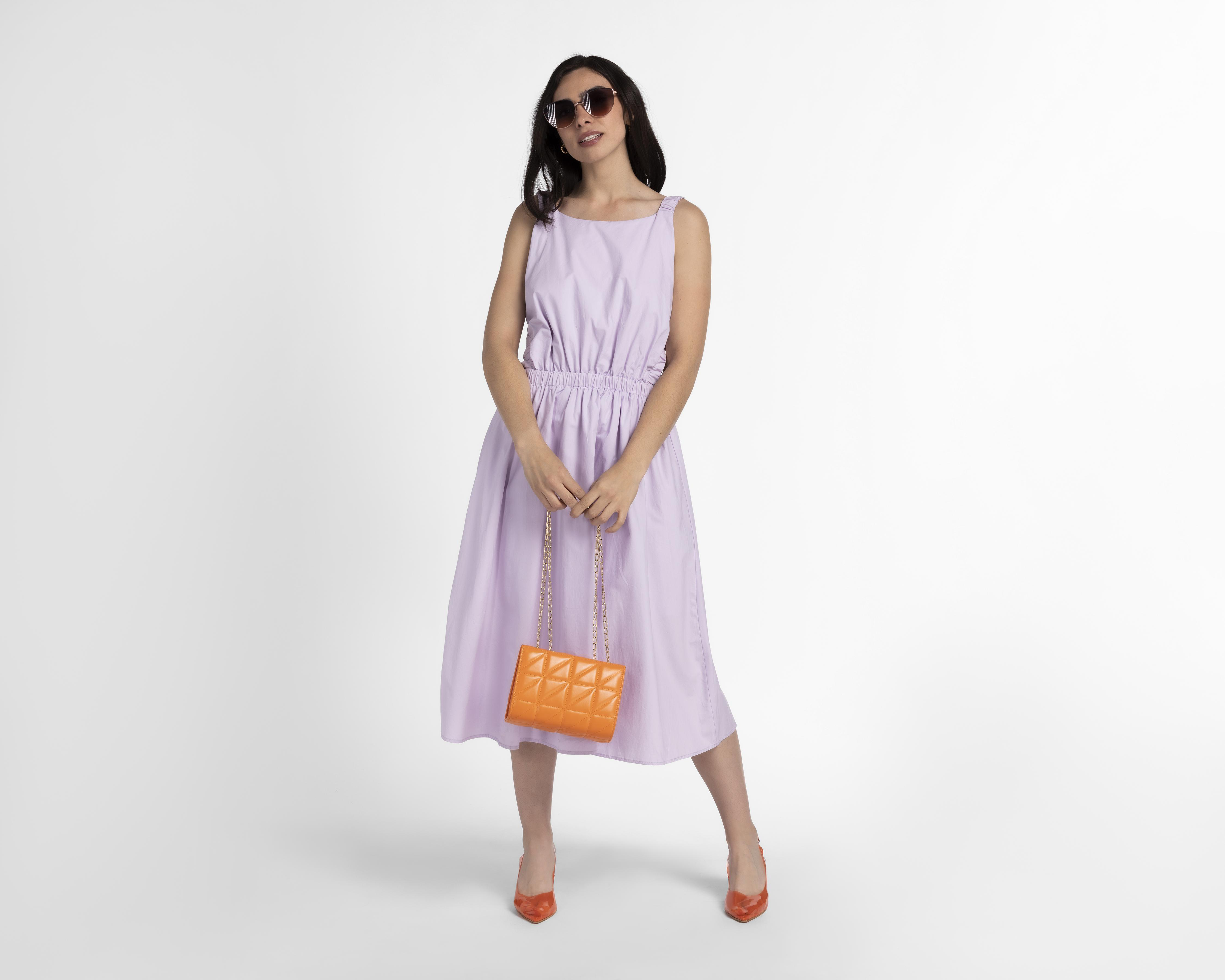 Foto 3 pulgar | Vestido HYFVE Casual Midi Lavanda