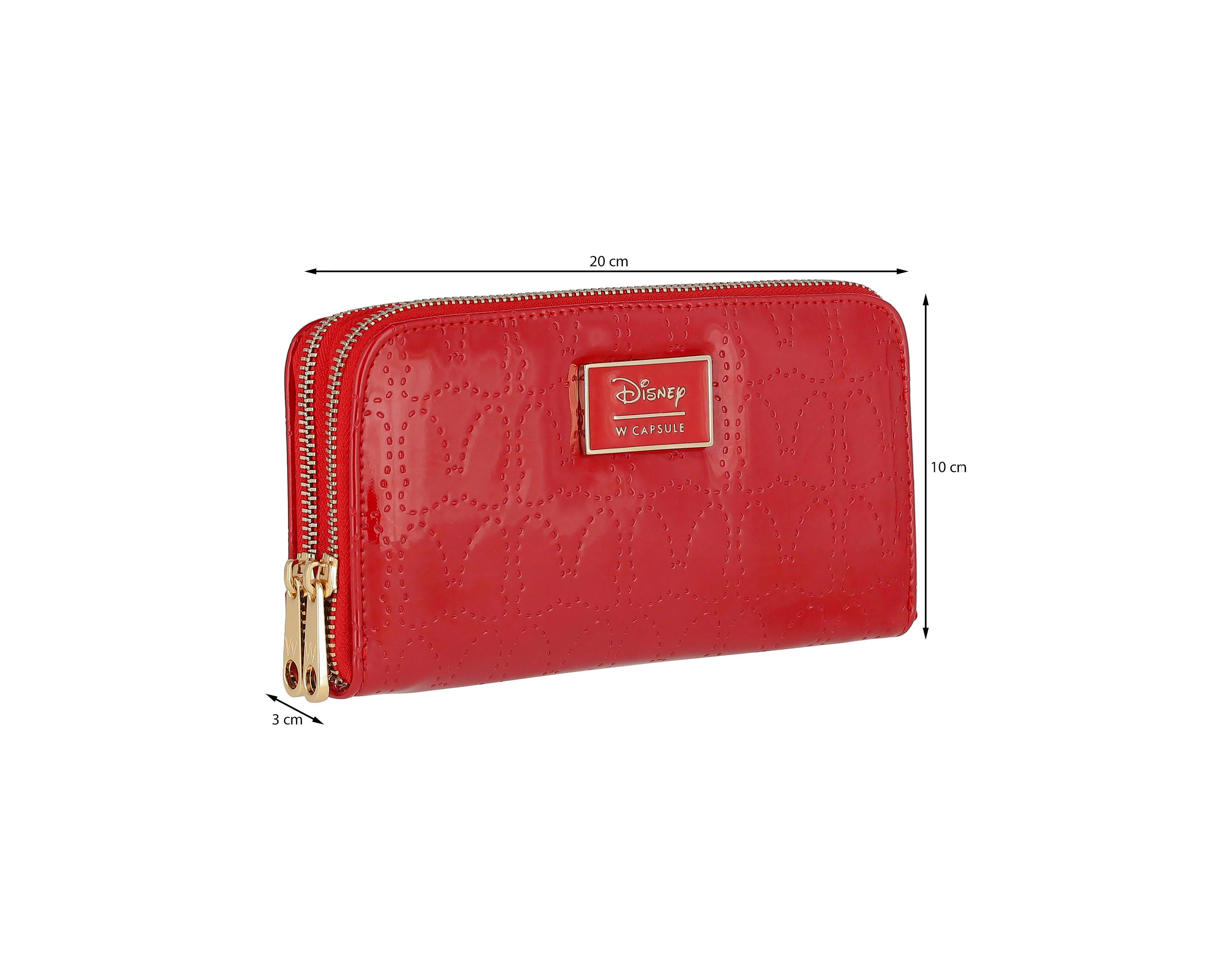 Foto 7 pulgar | Cartera para Mujer W Capsule Disney Minnie Mouse Roja