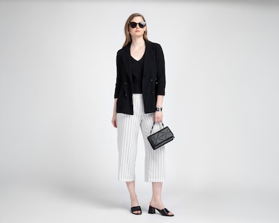 Foto 1 | Blazer de Algodón Negro Sahara para Mujer