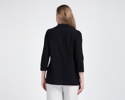 Foto 3 | Blazer de Algodón Negro Sahara para Mujer