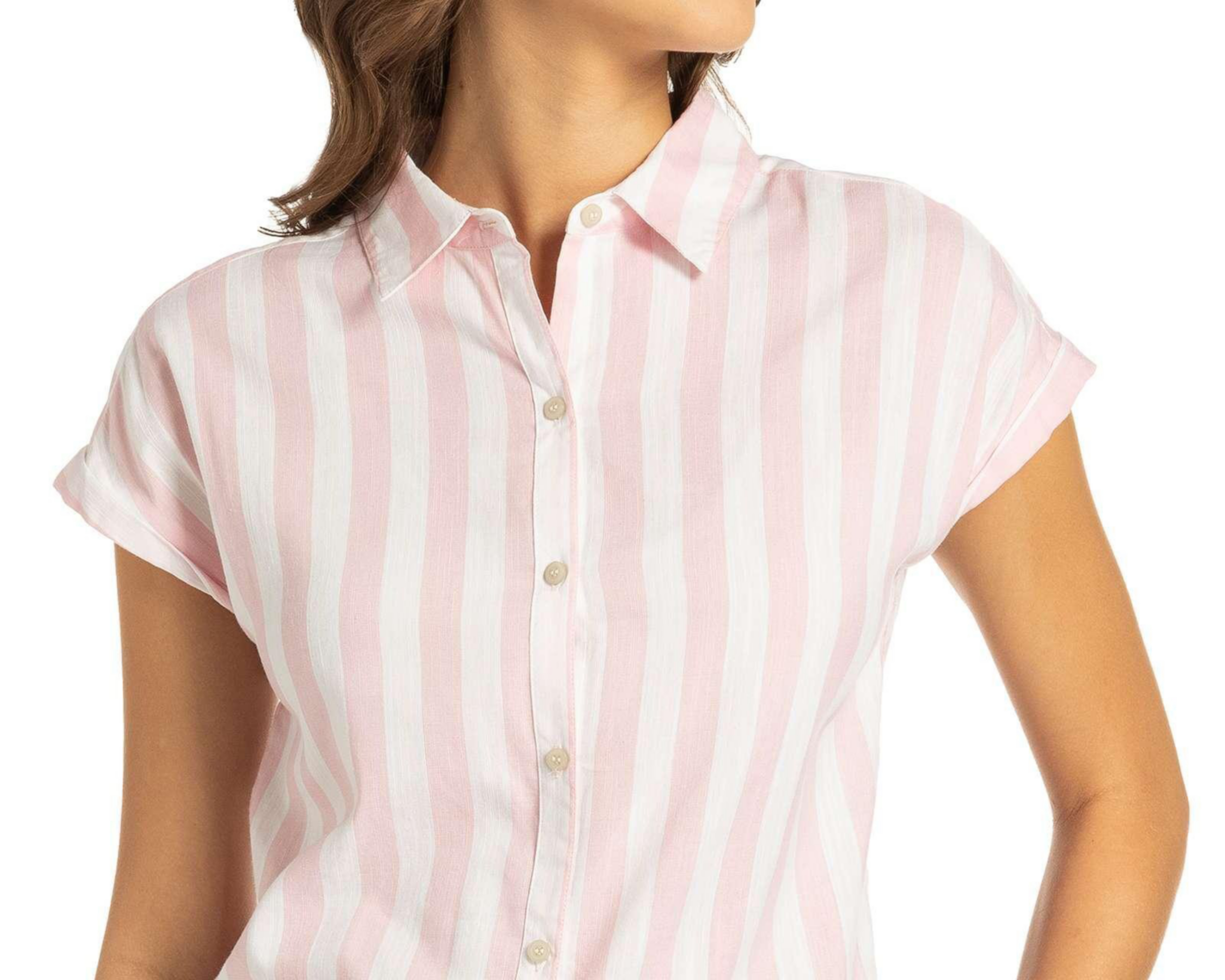 Foto 4 | Blusa Refill sin Mangas con Botones