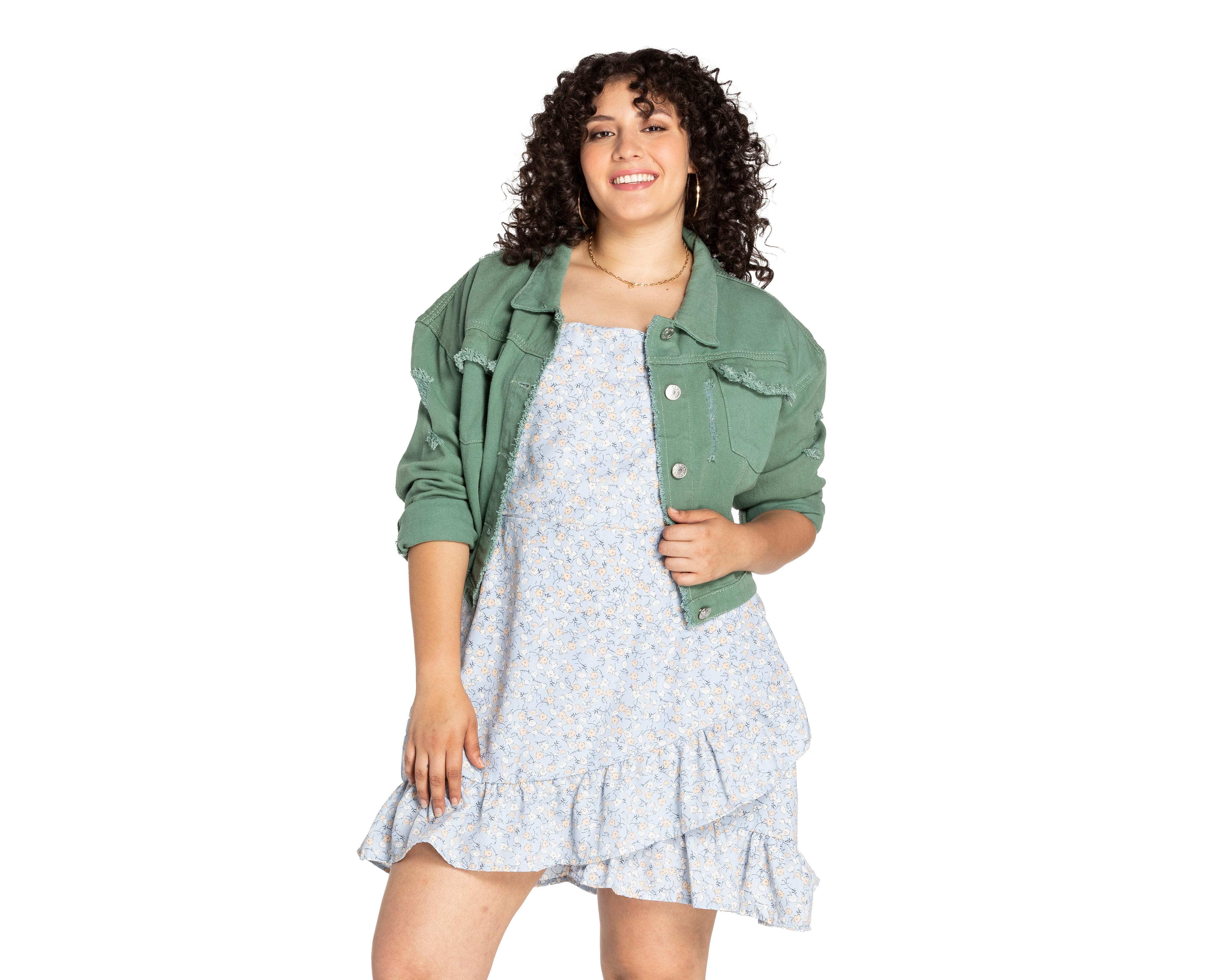 Foto 6 pulgar | Vestido 18 Forever Casual de Tirantes con Olanes Estampado Floral