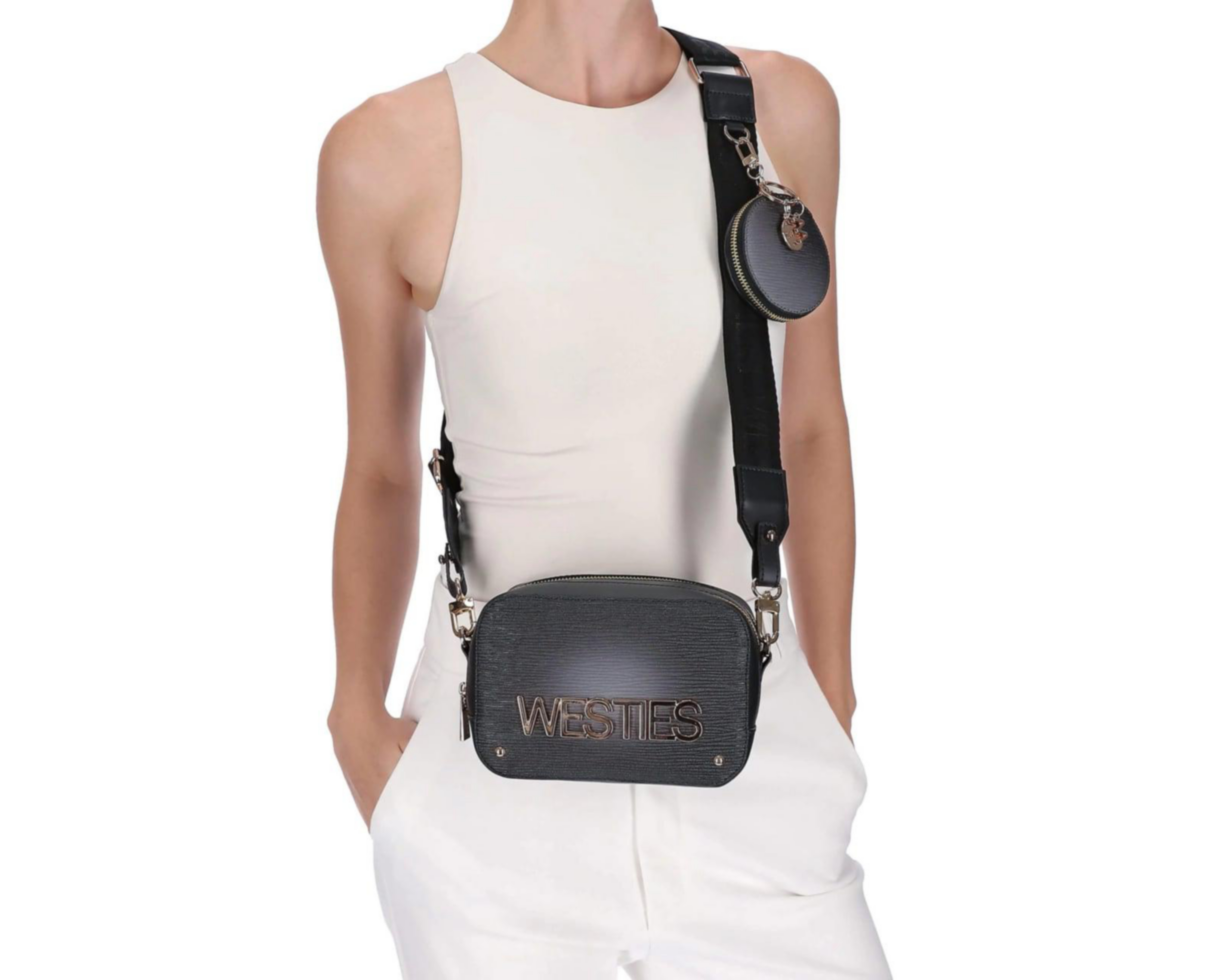 Foto 5 | Bolsa Cruzada Westies HBMIKEELWE-N