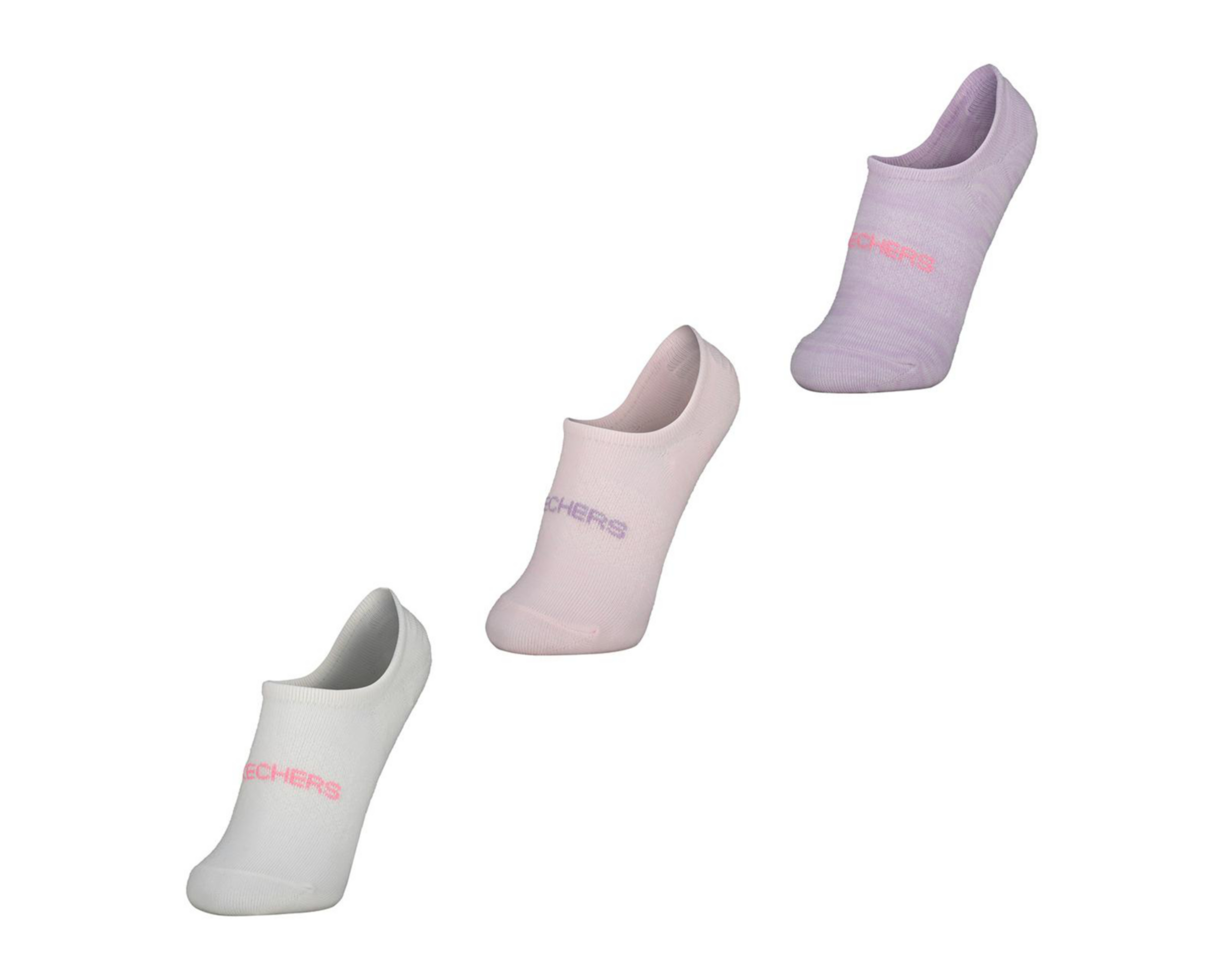 Foto 1 | Calcetas Deportivas Skechers para Mujer 3 Pares