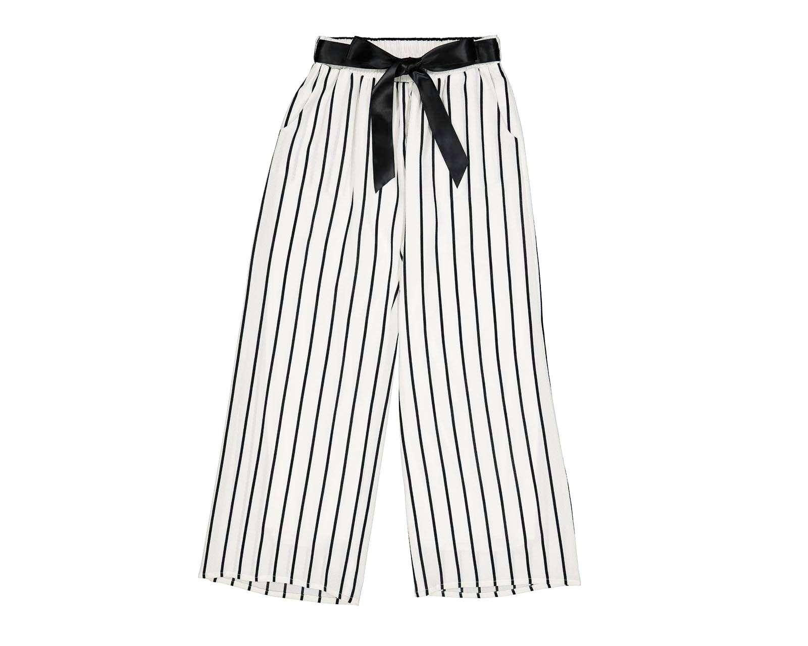 Foto 5 | Pantalón Ancho Sahara a Rayas