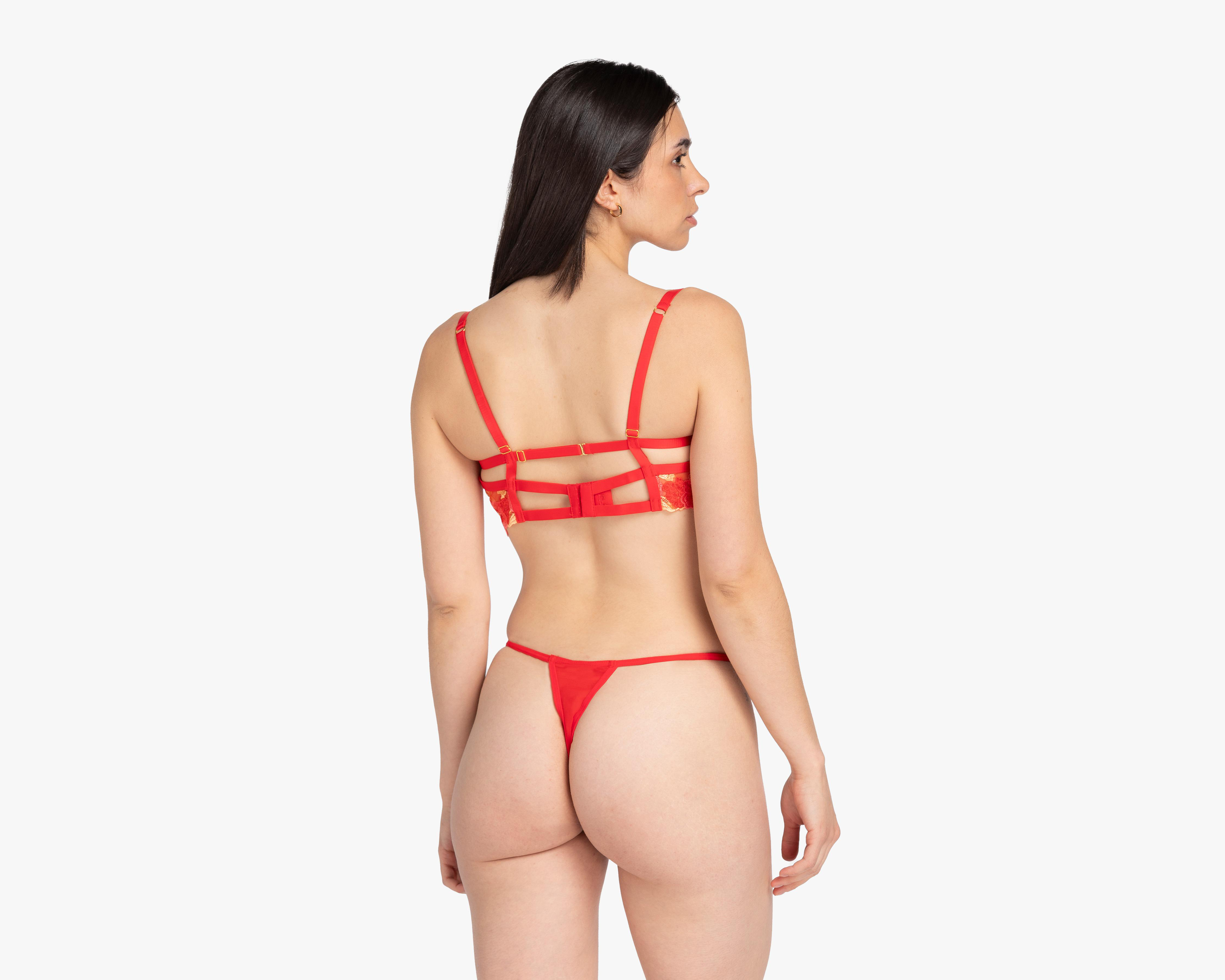 Foto 2 | Coordinado de Encaje Jennifer Lopez Copa Completa para Mujer 2 Pack