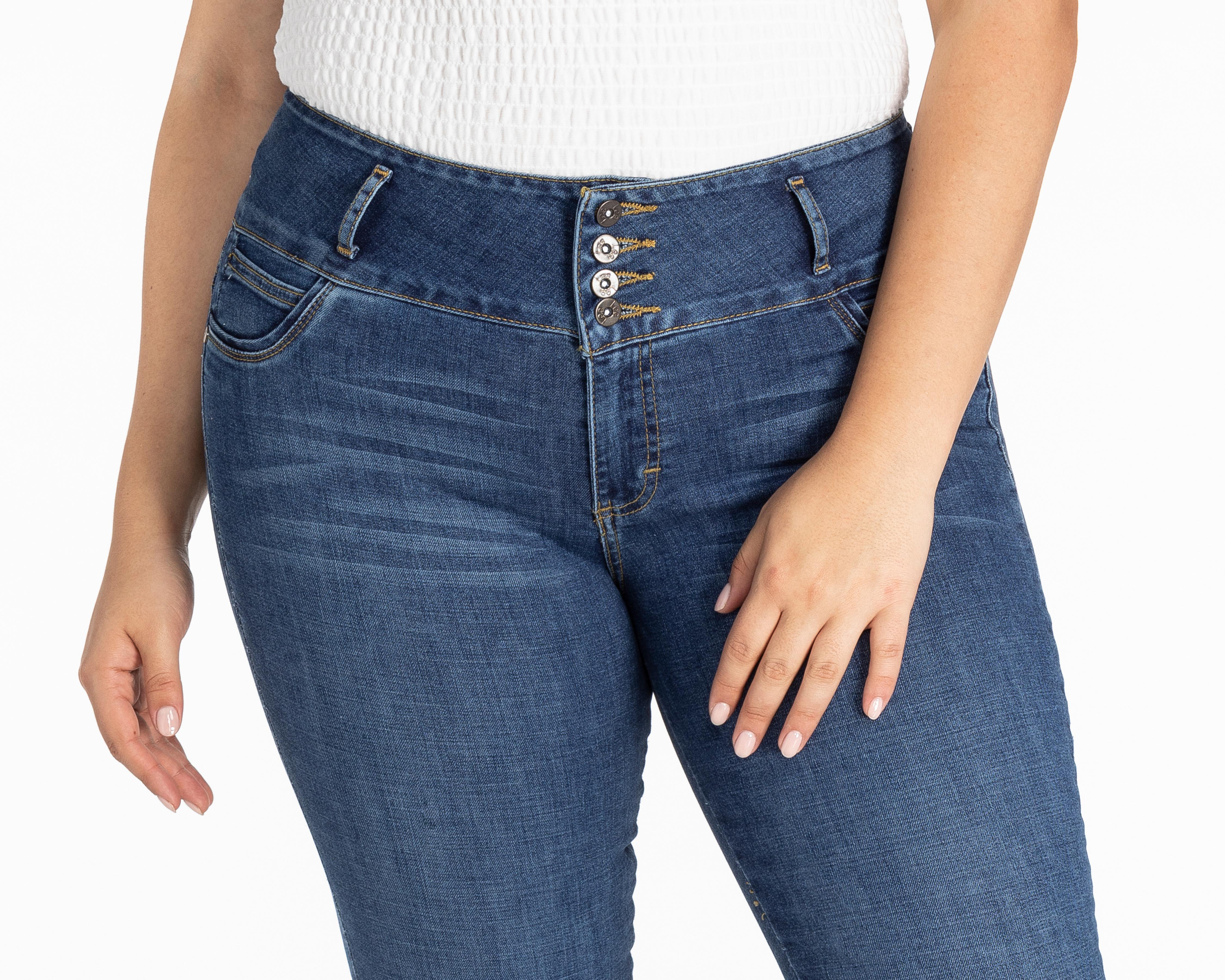 Foto 5 pulgar | Jeans Lee Skinny Deslavados