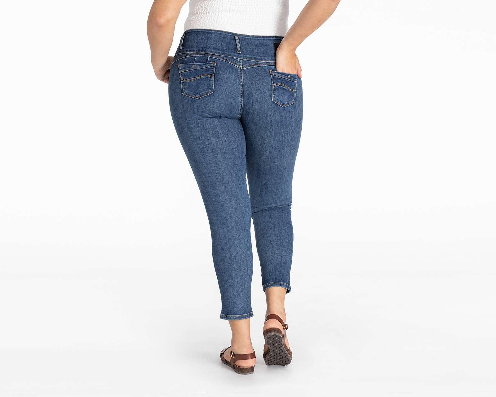 Foto 6 pulgar | Jeans Lee Skinny Deslavados
