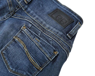 Foto 8 | Jeans Lee Skinny Deslavados