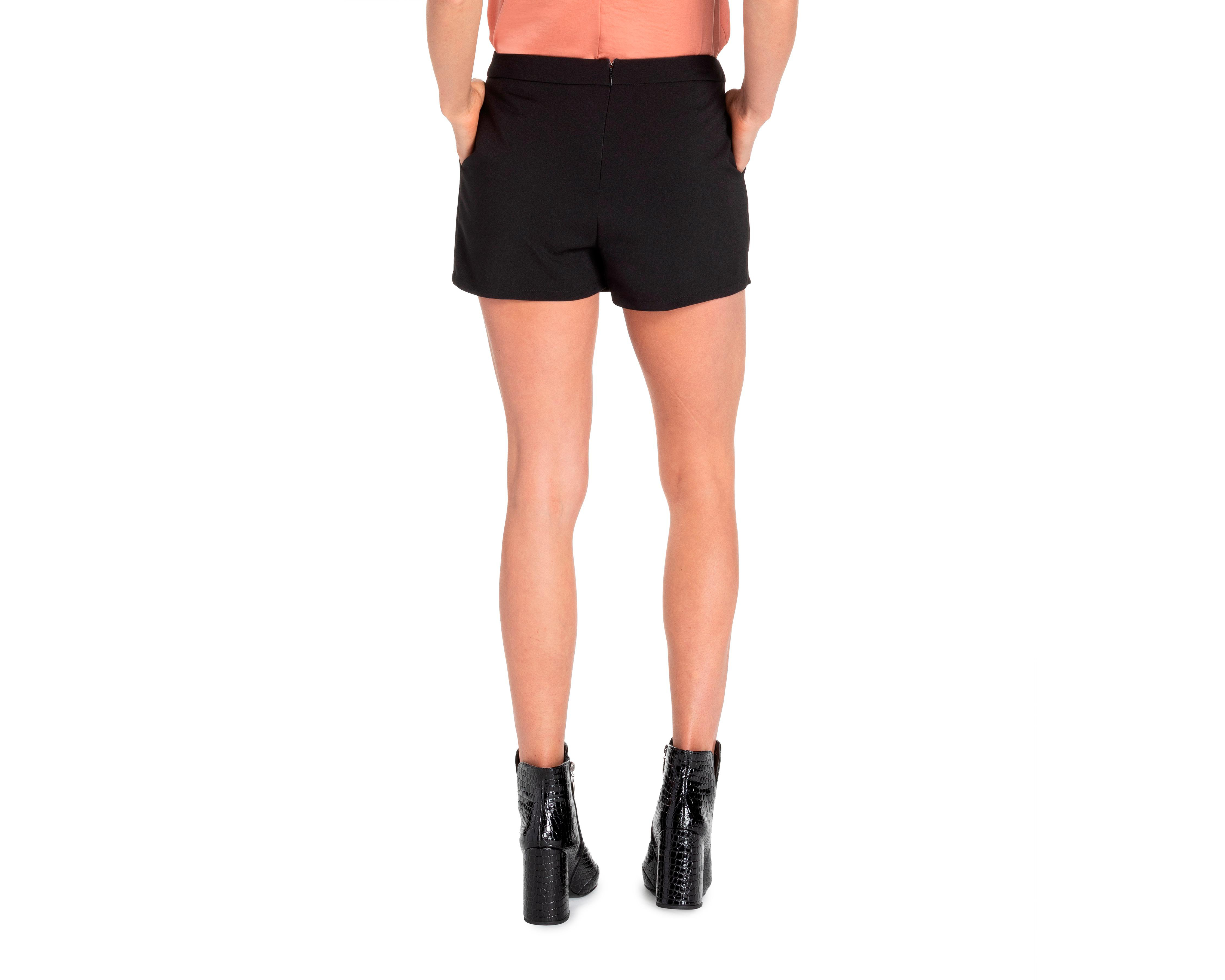 Foto 3 | Short Falda Thinner Negra