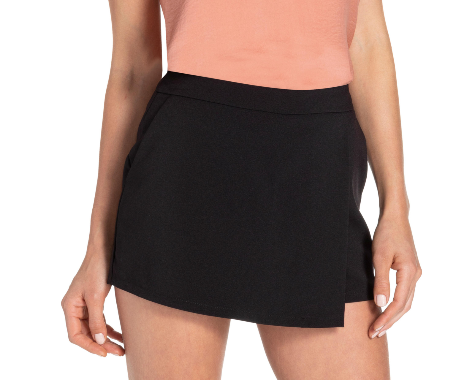 Foto 7 | Short Falda Thinner Negra