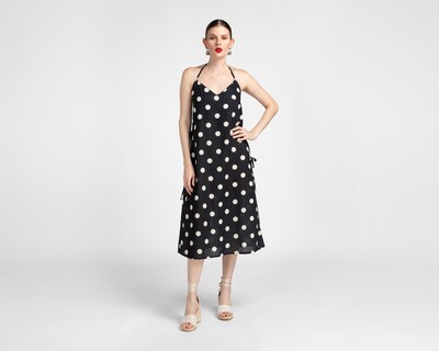 Foto 1 | Vestido Casual Sahara de Tirantes Estampado Midi para Mujer