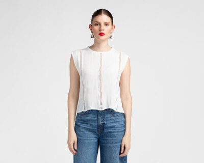 Foto 1 | Blusa Blanca Sahara para Mujer