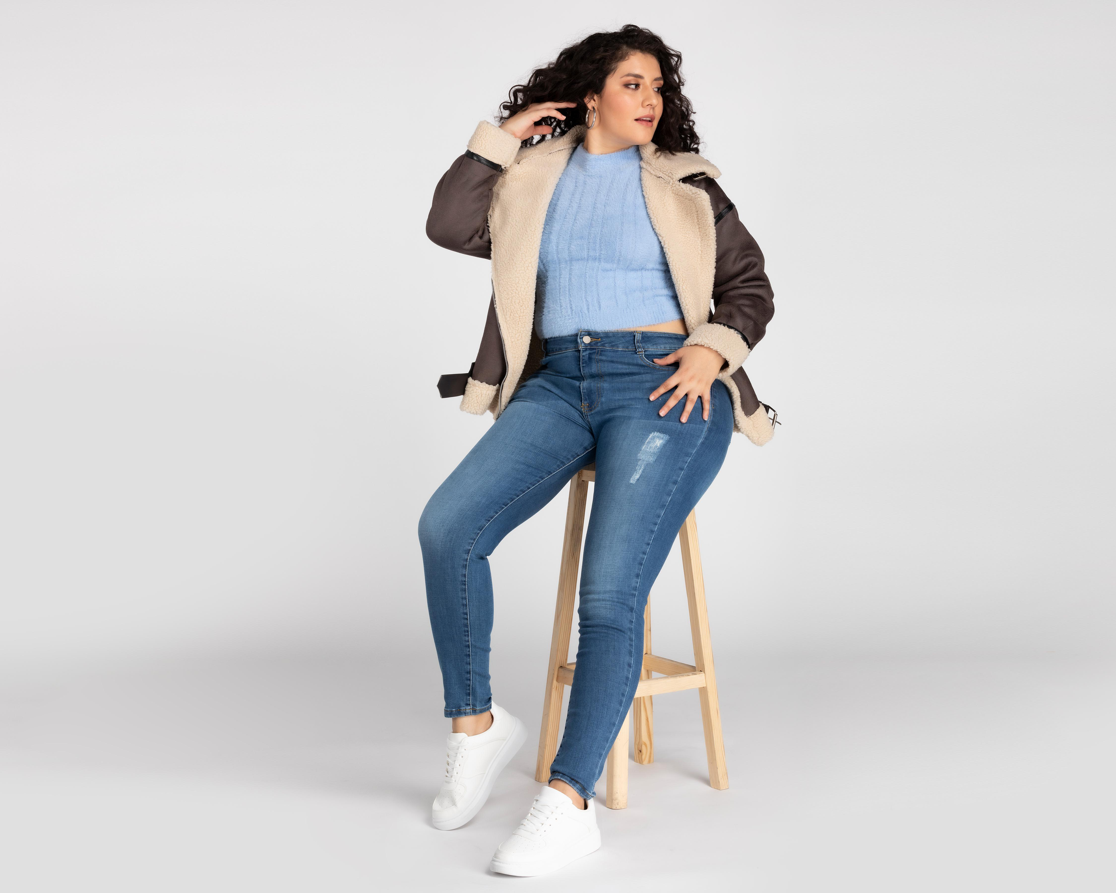 Foto 2 | Jeans Skinny Refill para Mujer