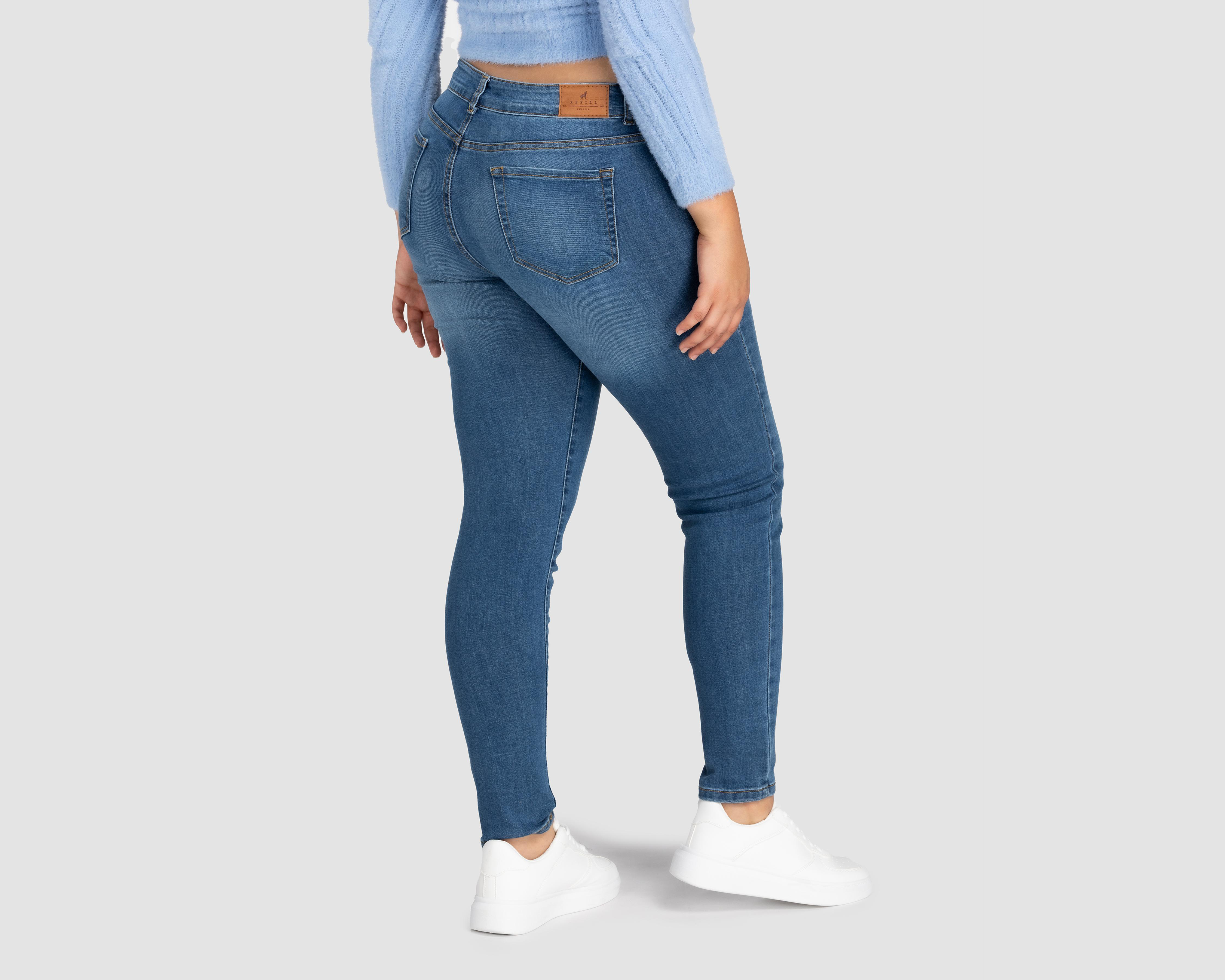 Foto 4 pulgar | Jeans Skinny Refill para Mujer