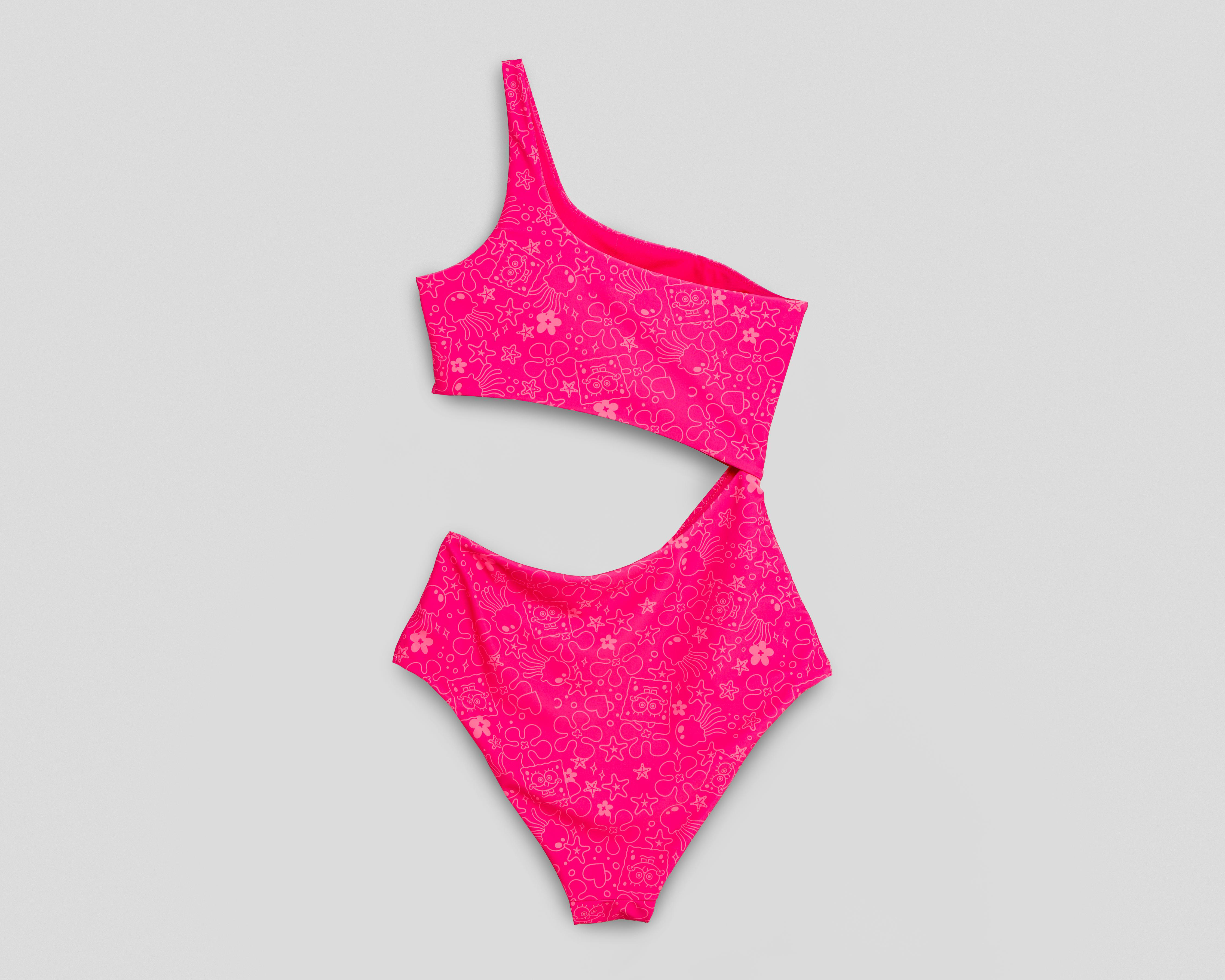 Foto 2 | Trikini Bob Esponja Estampado para Mujer