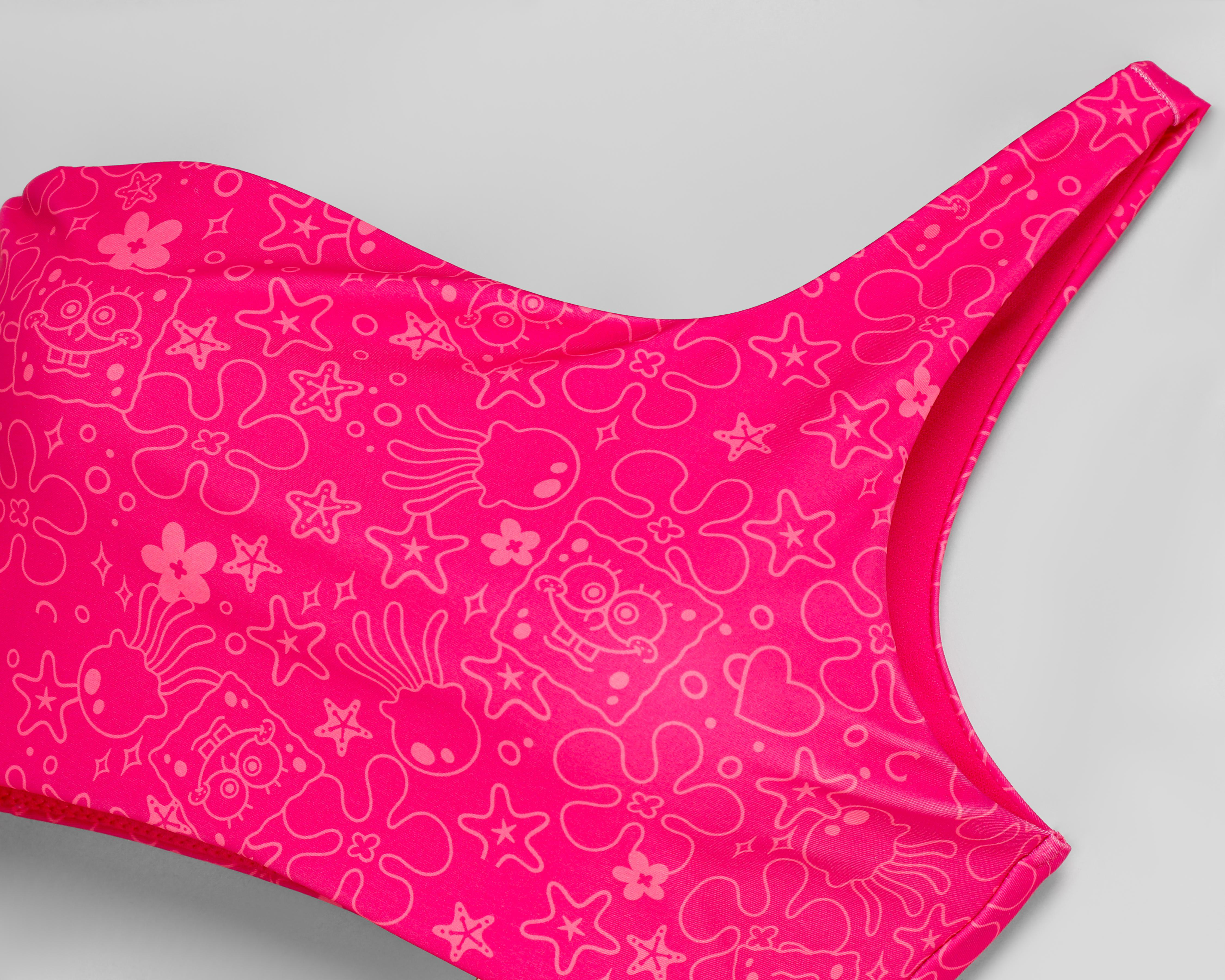Foto 3 | Trikini Bob Esponja Estampado para Mujer