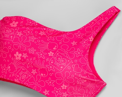 Foto 3 | Trikini Bob Esponja Estampado para Mujer