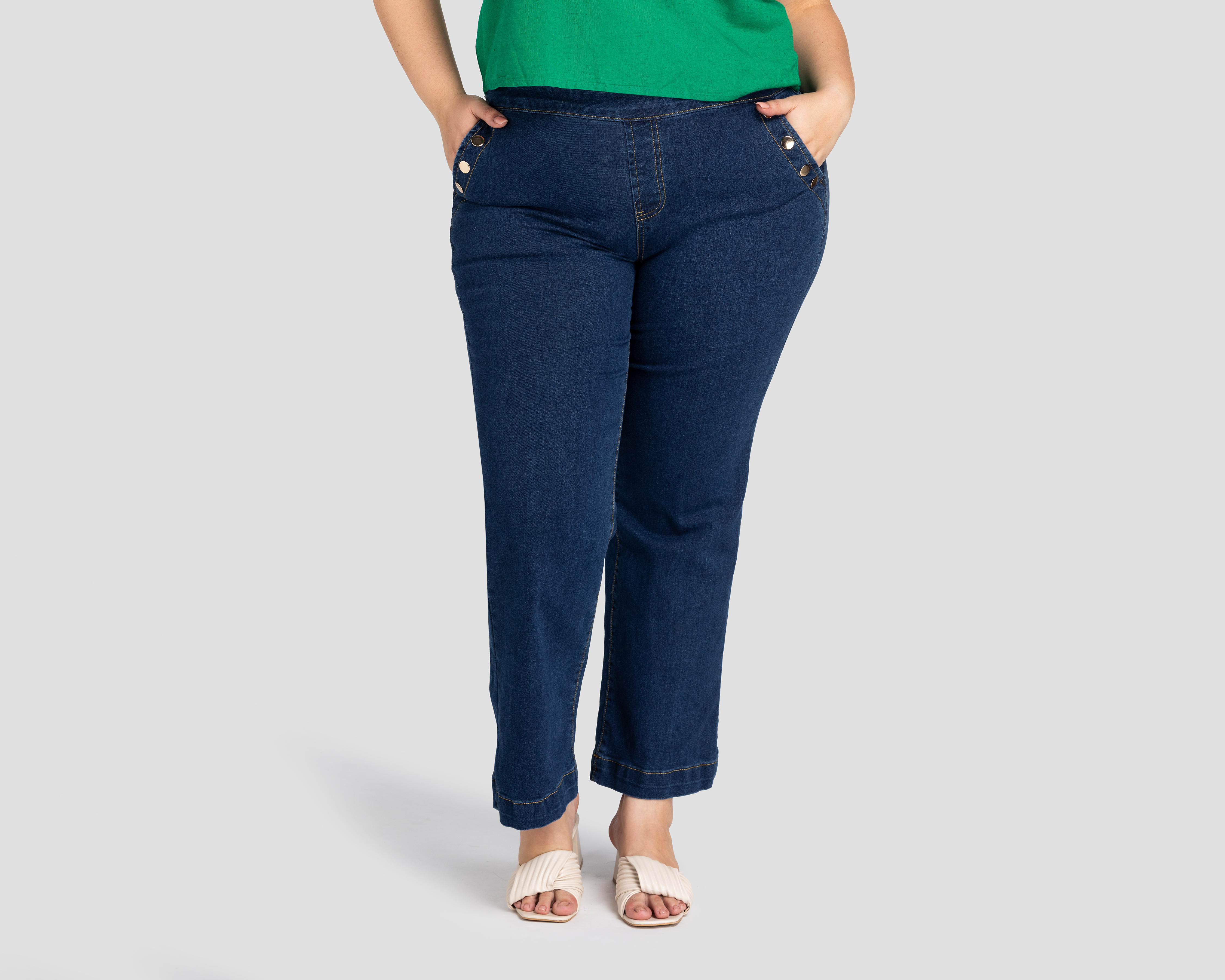 Foto 2 pulgar | Jeans Wide Leg Sahara para Mujer