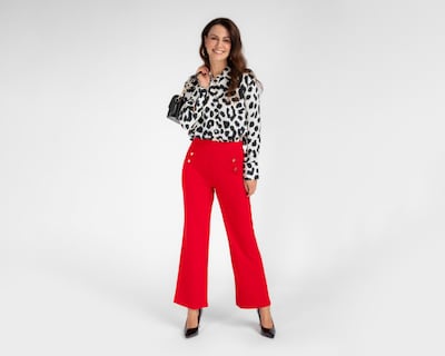 Foto 2 | Pantalón de Vestir Sahara con Botones para Mujer