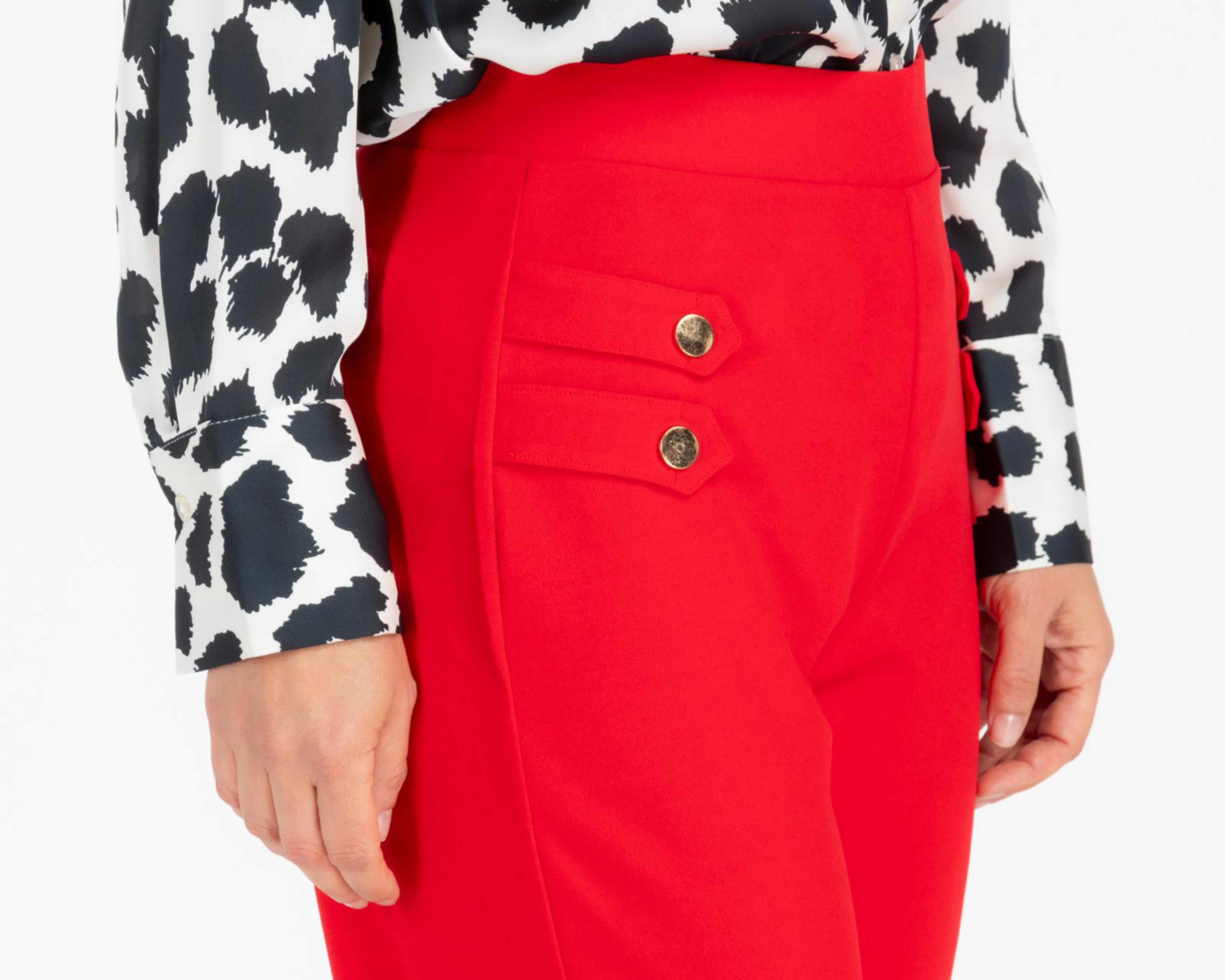 Foto 4 | Pantalón de Vestir Sahara con Botones para Mujer