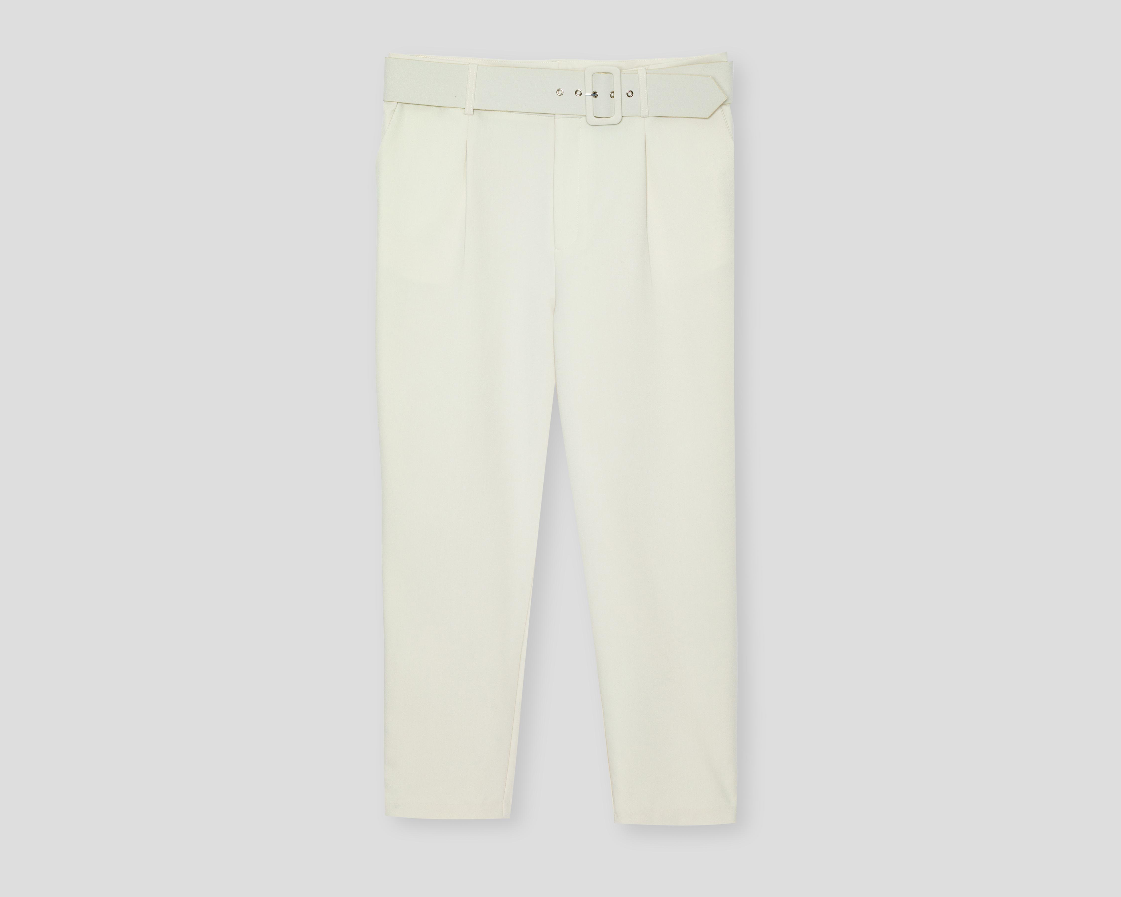 Foto 2 pulgar | Pantalón de Vestir Sahara con Cinturón para Mujer