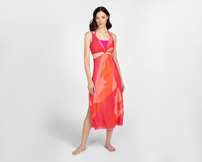 Foto 1 | Vestido de Playa Rio Beach de Mesh Estampado con Nudo