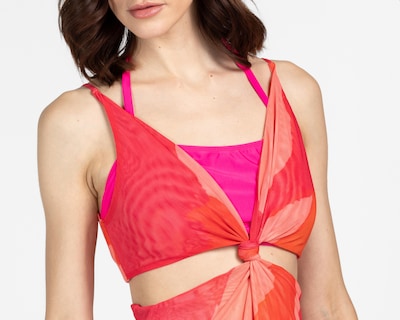 Foto 3 | Vestido de Playa Rio Beach de Mesh Estampado con Nudo