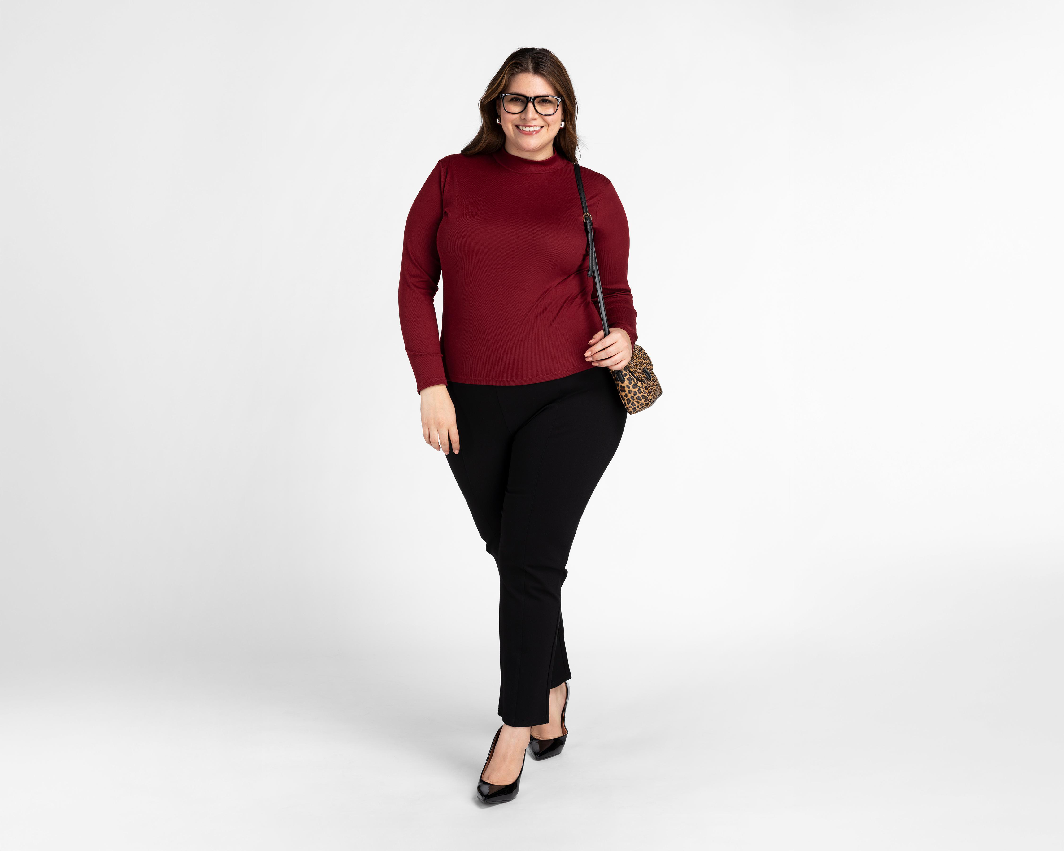 Foto 3 pulgar | Leggings Negros Sahara para Mujer