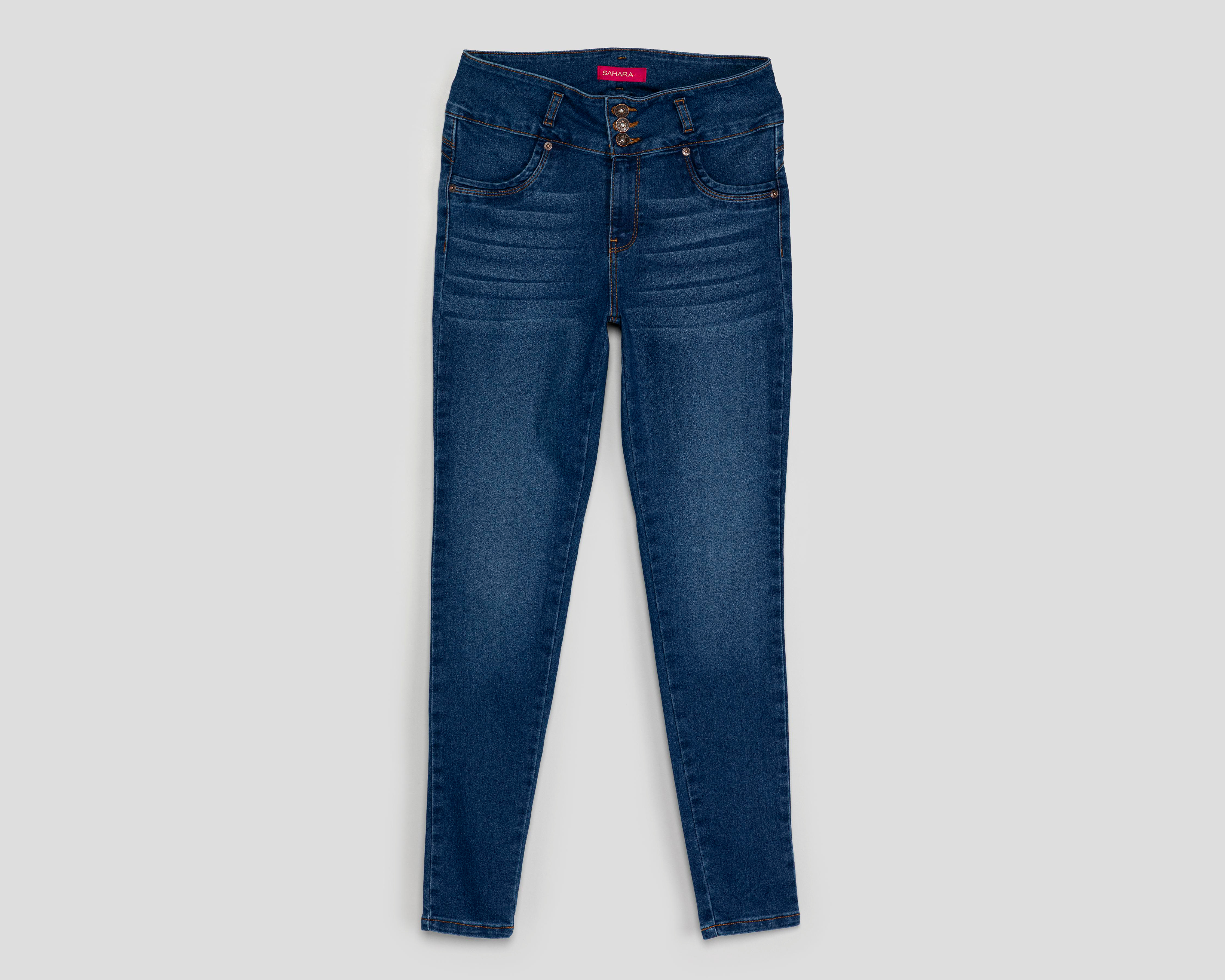 Foto 2 pulgar | Jeans Skinny Sahara para Mujer