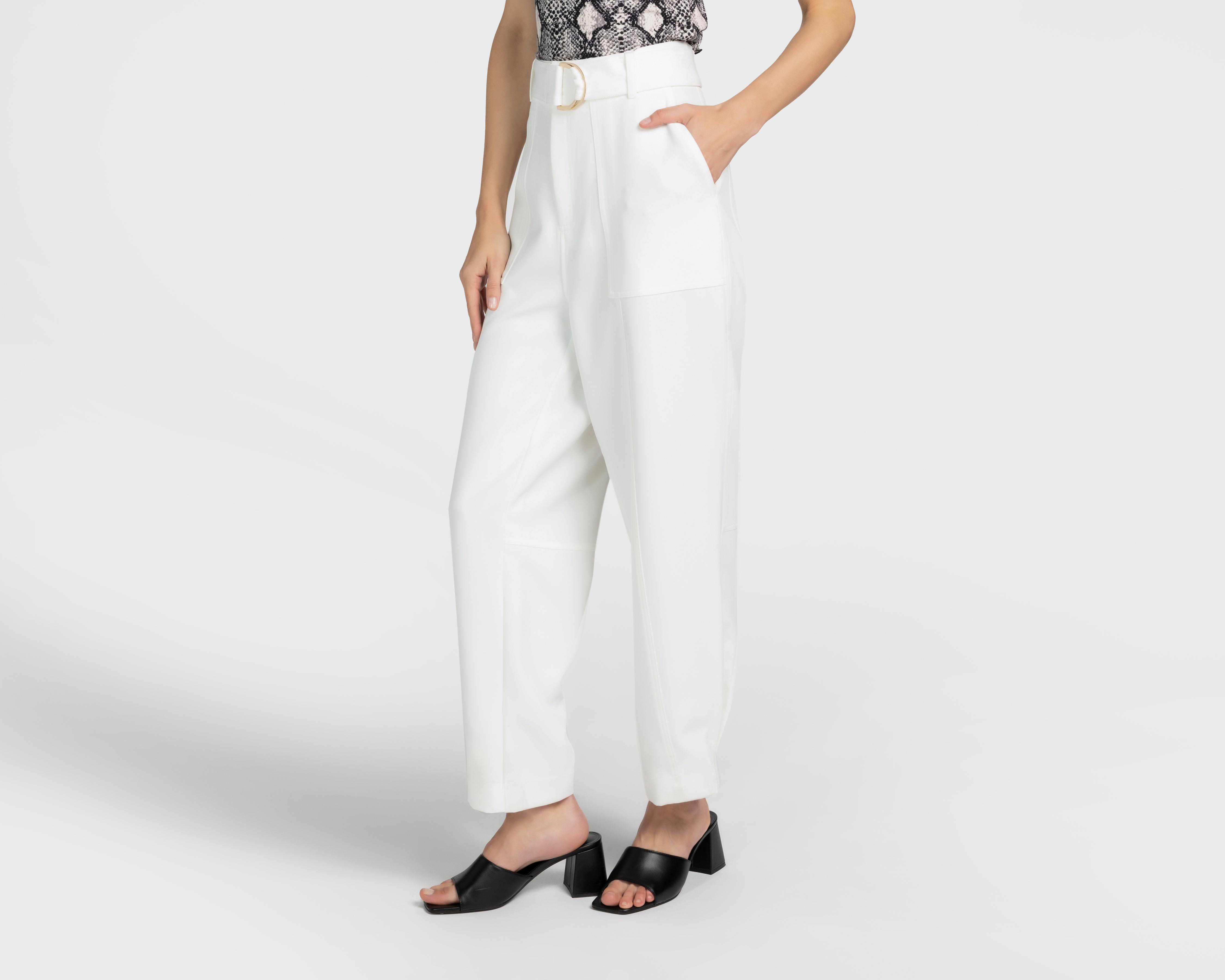Foto 2 pulgar | Pantalón de Vestir Sahara con Cinturón para Mujer