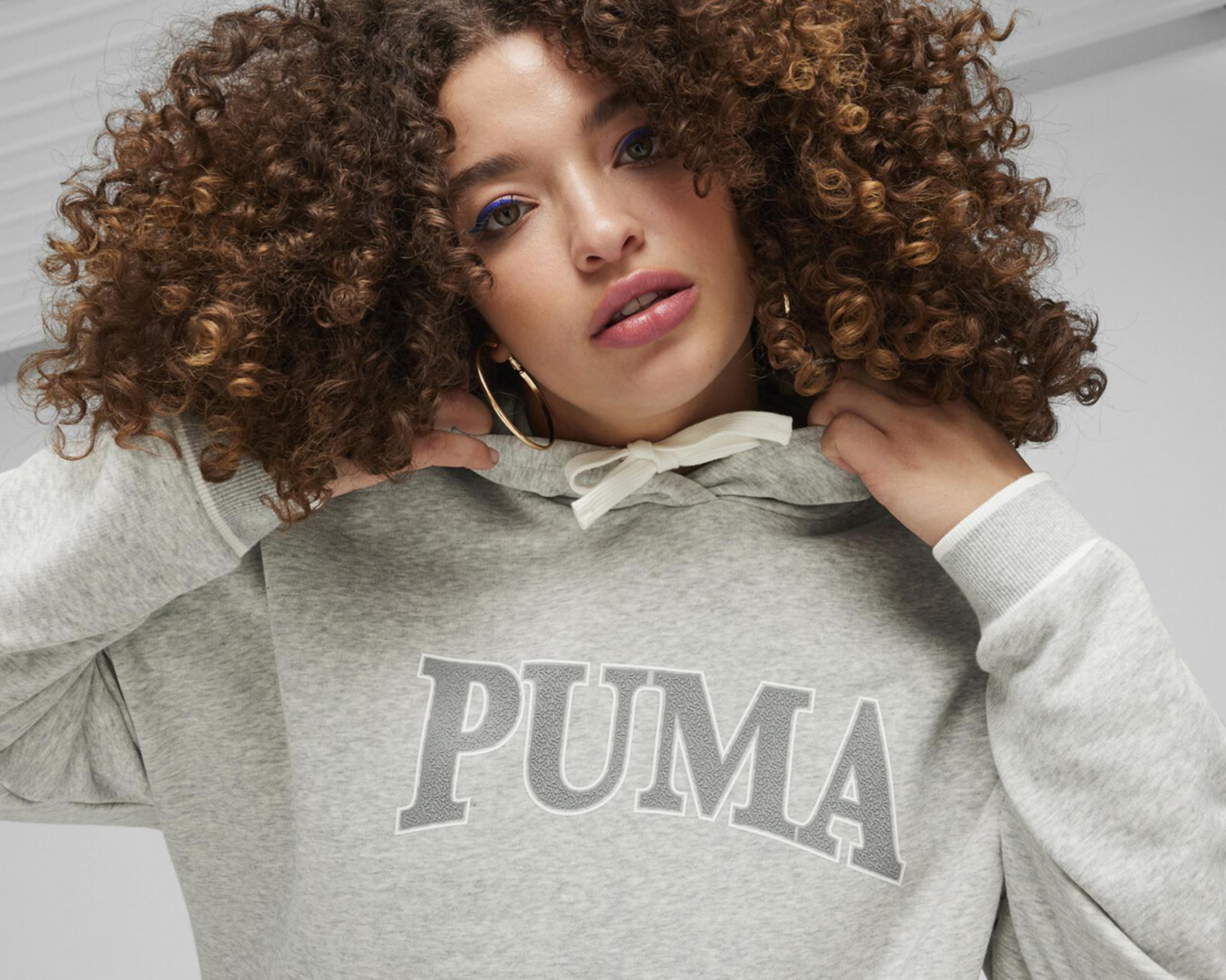 Foto 7 pulgar | Sudadera de Entrenamiento Puma Gris para Mujer