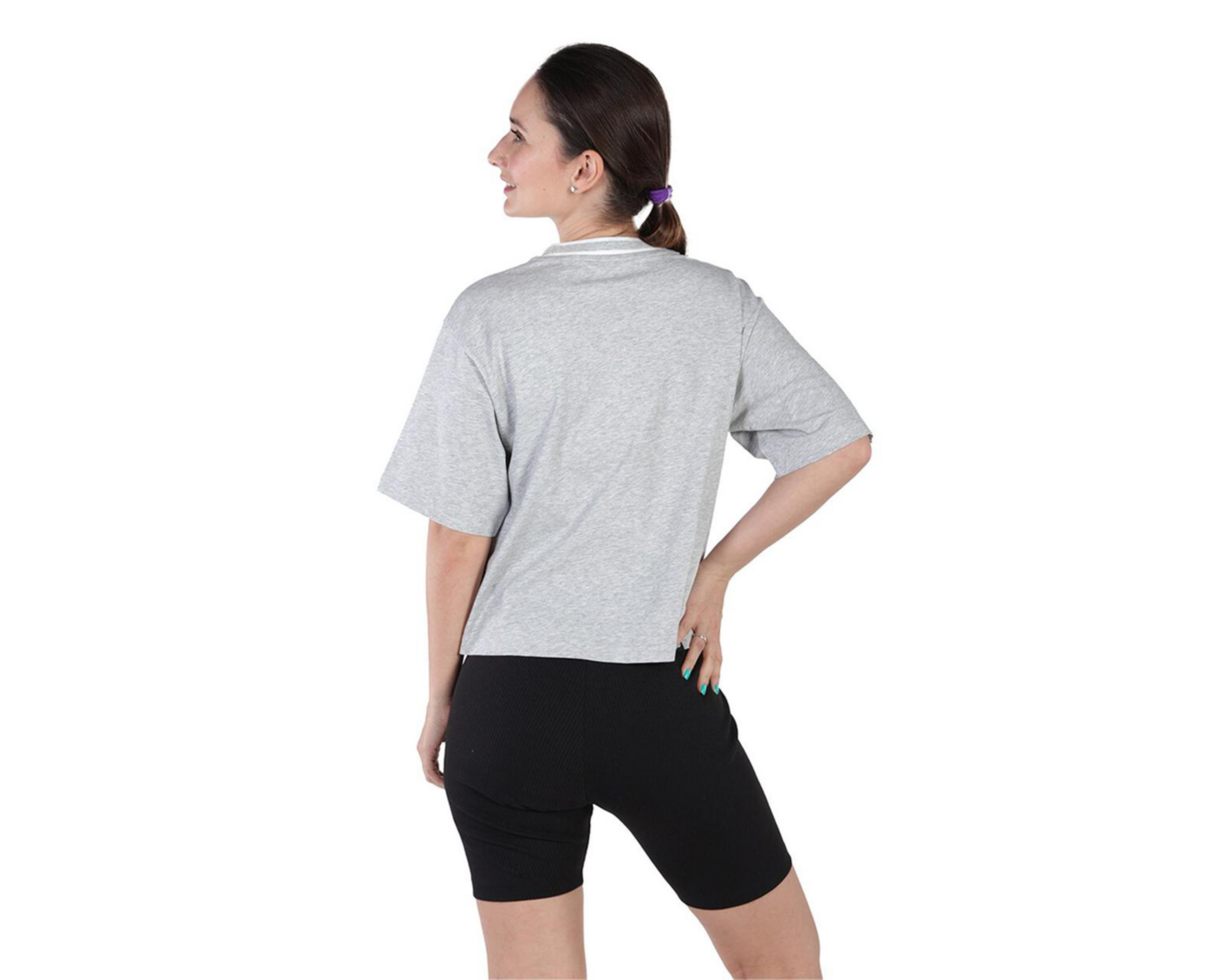 Foto 3 pulgar | Playera de Entrenamiento Puma Gris para Mujer