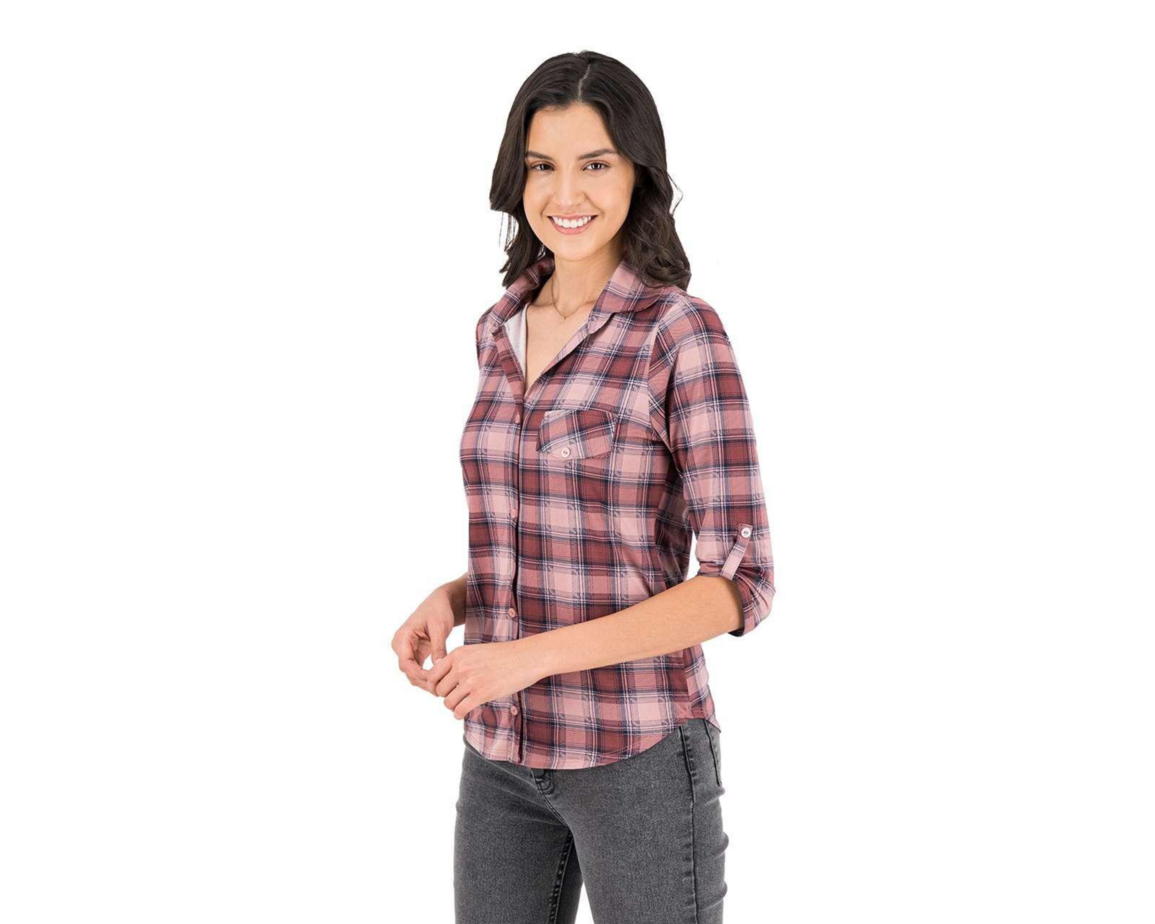 Foto 3 pulgar | Blusa Refill a Cuadros