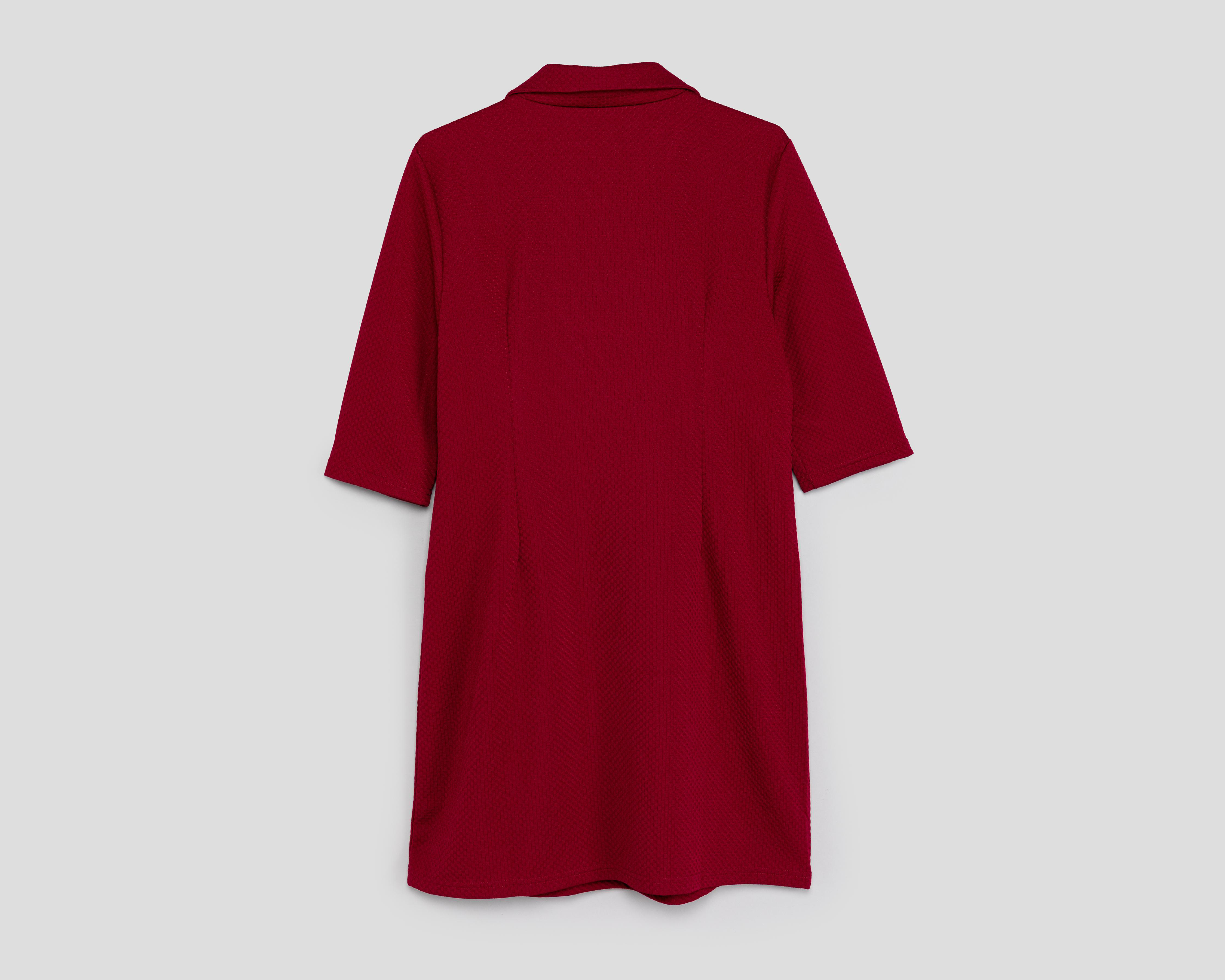 Foto 2 | Vestido Coctel Sahara Corto Tinto para Mujer