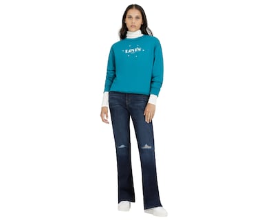 Foto 4 | Sudadera Levi's Azul con Estampado